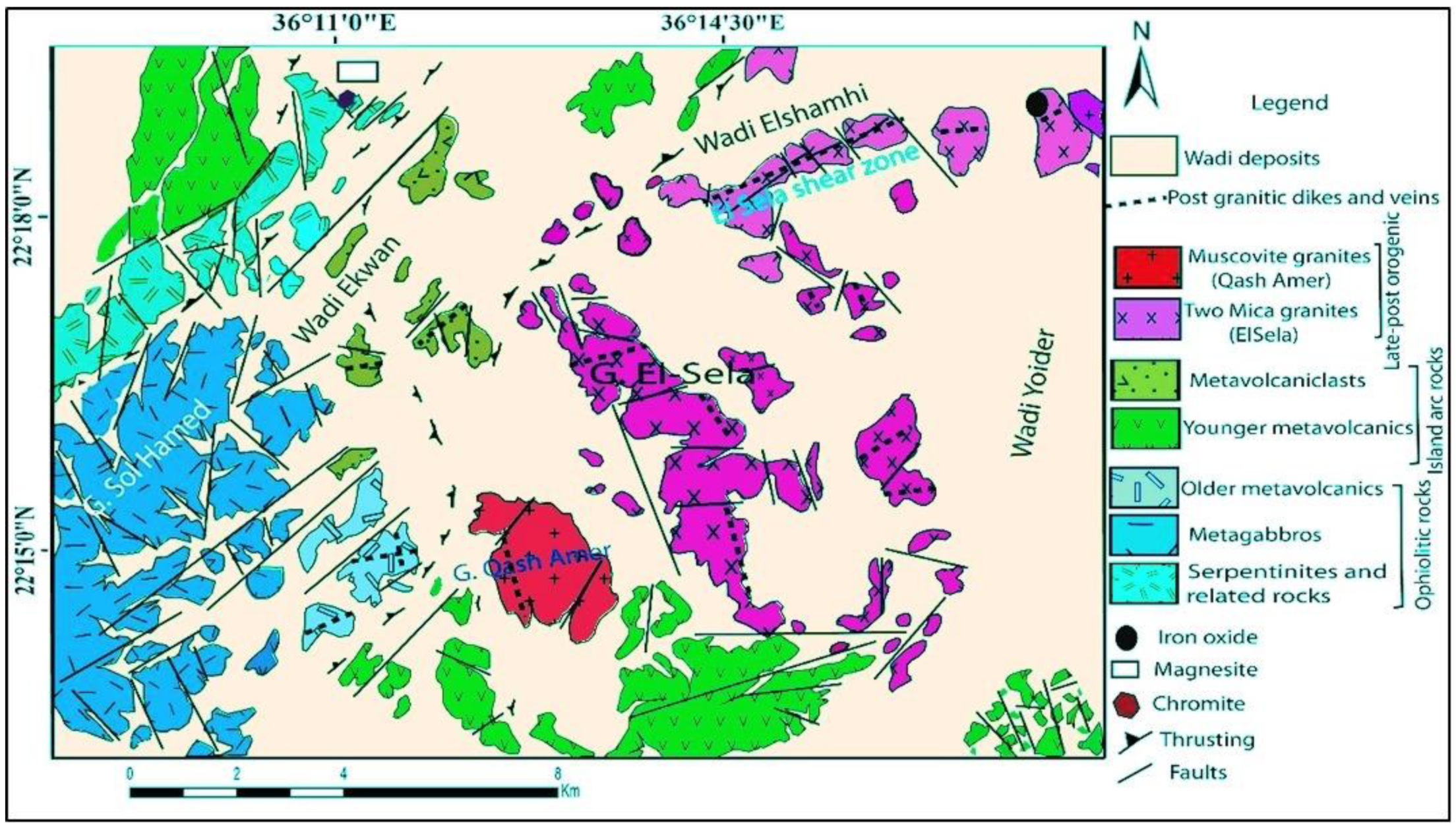 Minerals Free Full Text Natural Radionuclide Concentrations By Gamma Ray Spectrometry In Granitic Rocks Of The Sol Hamed Area Southeastern Desert Of Egypt And Their Radiological Implications Html