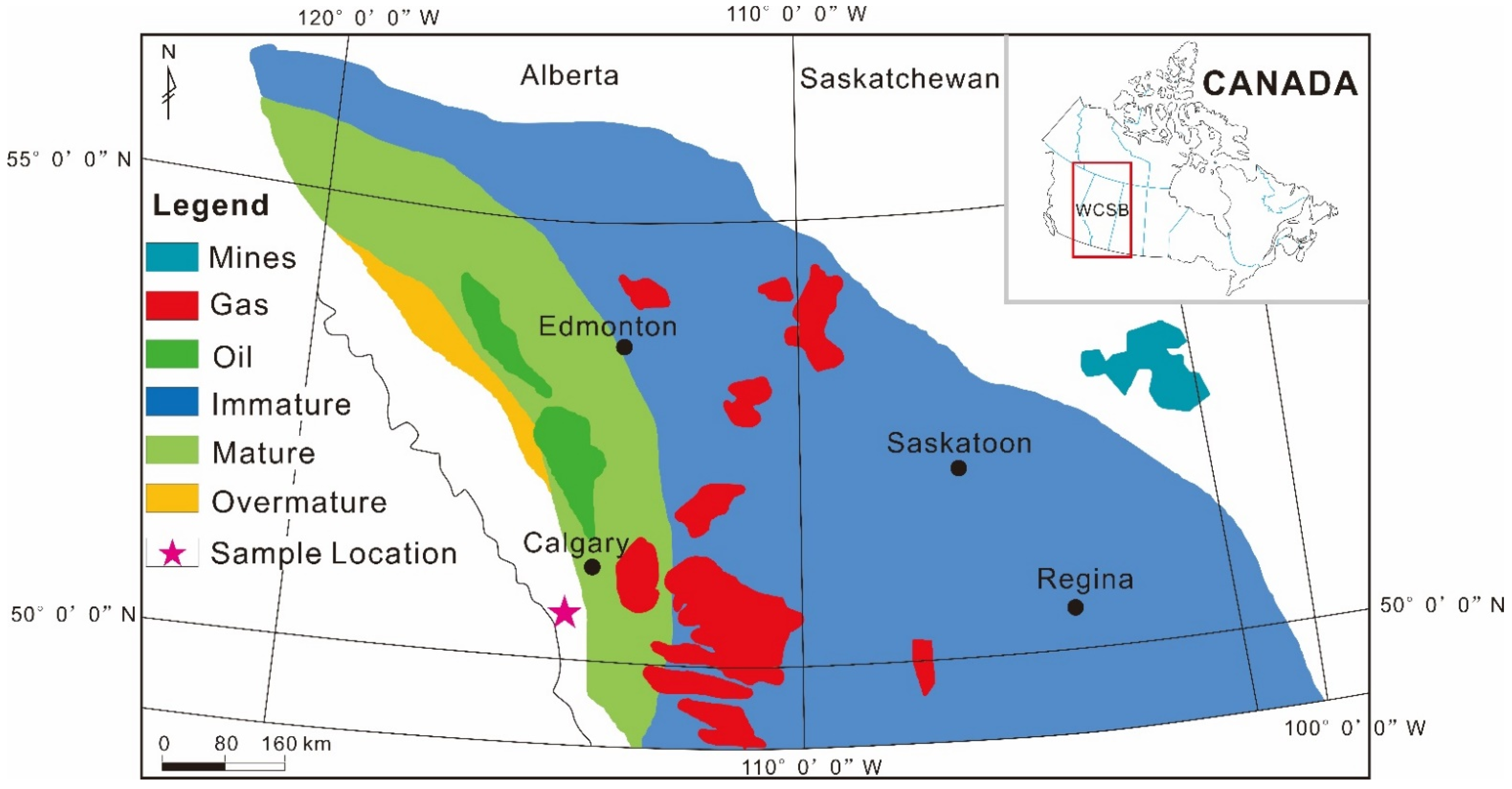 Minerals | Free Full-Text | Investigation on Oil Physical States of Hybrid  Shale Oil System: A Case Study on Cretaceous Second White Speckled Shale  Formation from Highwood River Outcrop, Southern Alberta