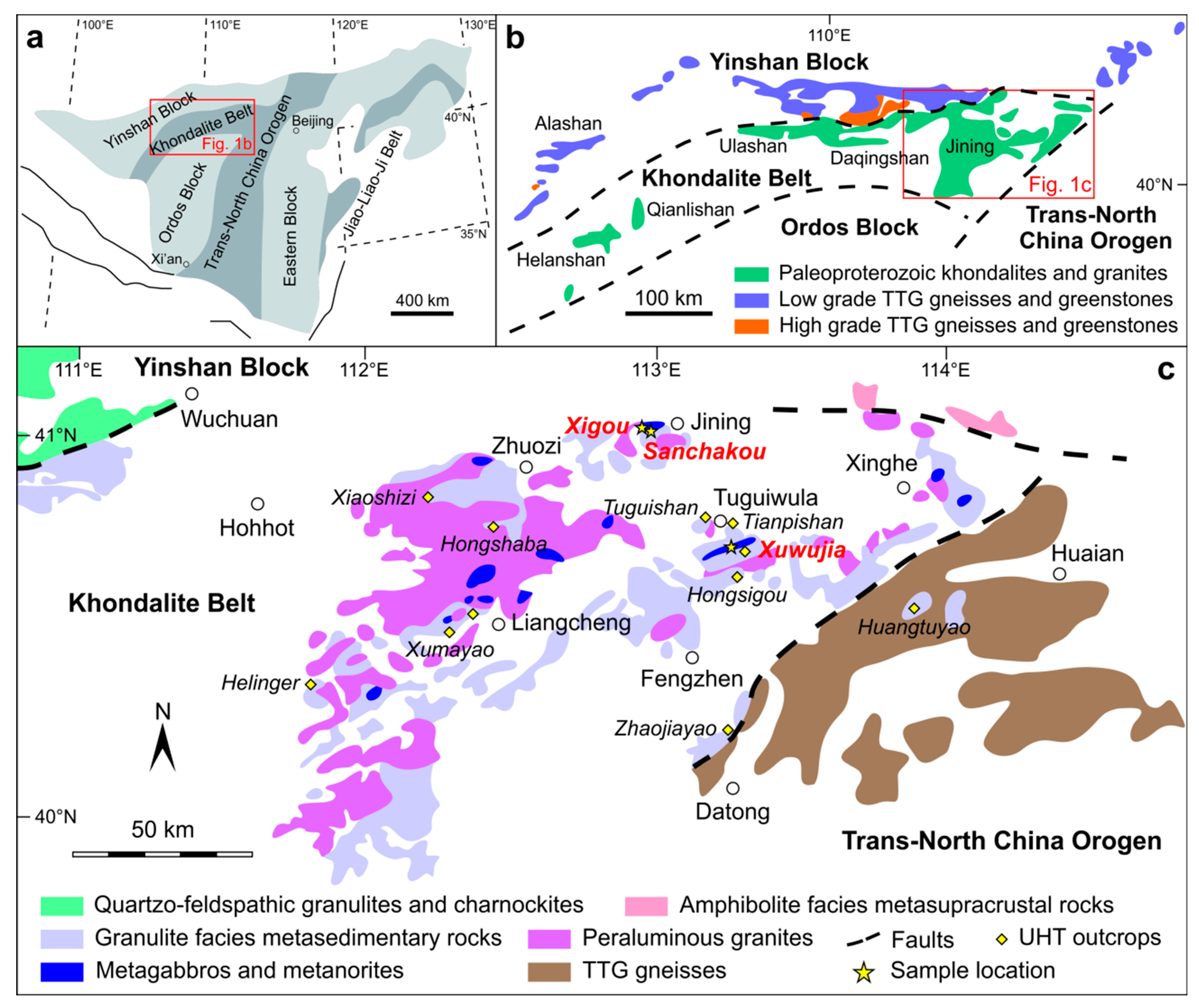 Minerals | Free Full-Text | Paleoproterozoic Crust&ndash;Mantle Interaction  in the Khondalite Belt, North China Craton: Constraints from Geochronology,  Elements, and Hf-O-Sr-Nd Isotopes of the Layered Complex in the Jining  Terrane