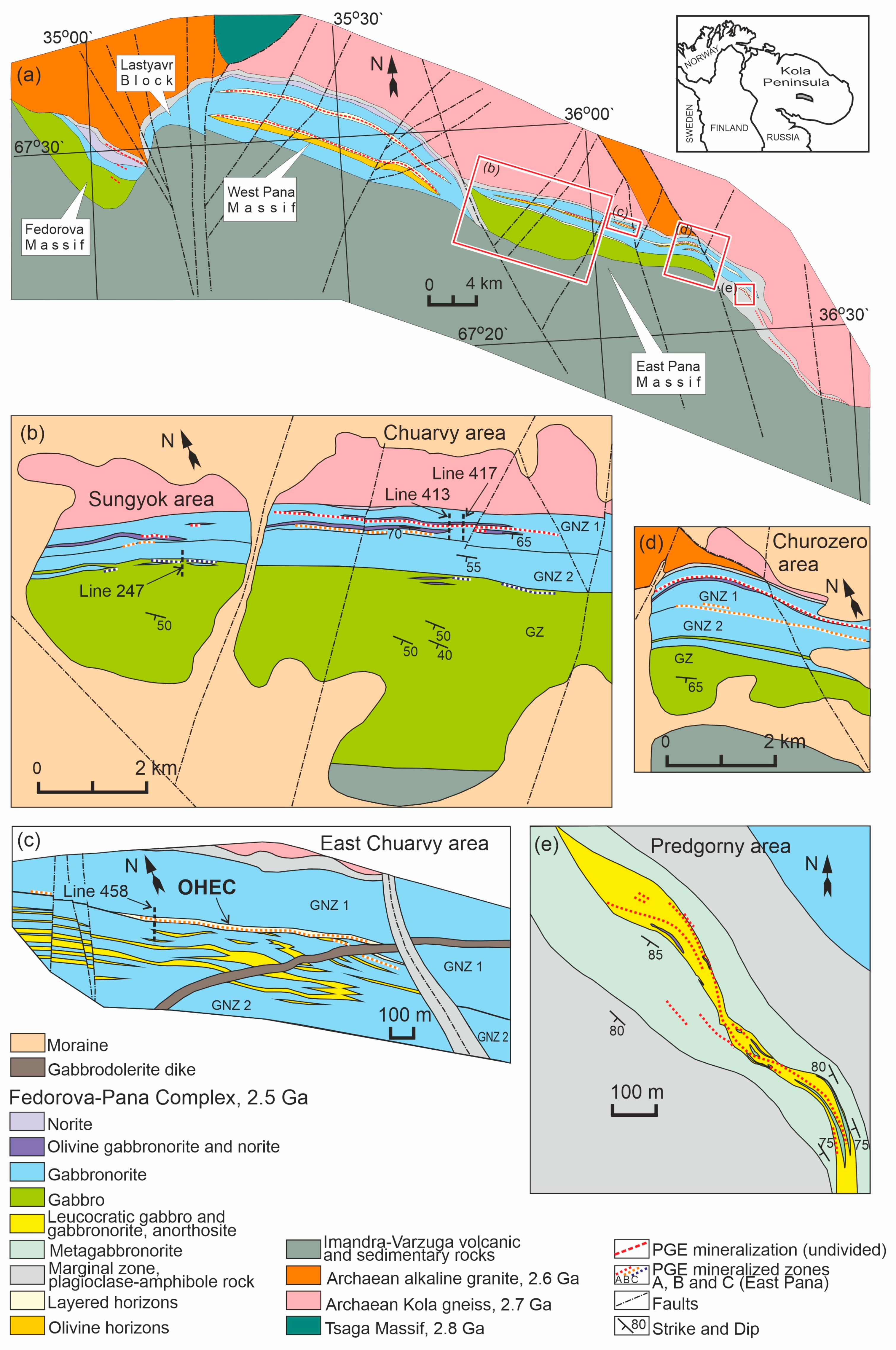 Minerals | Free Full-Text | Paleoproterozoic East Pana Layered Intrusion  (Kola Peninsula, Russia): Geological Structure, Petrography, Geochemistry  and Cu-Ni-PGE Mineralization