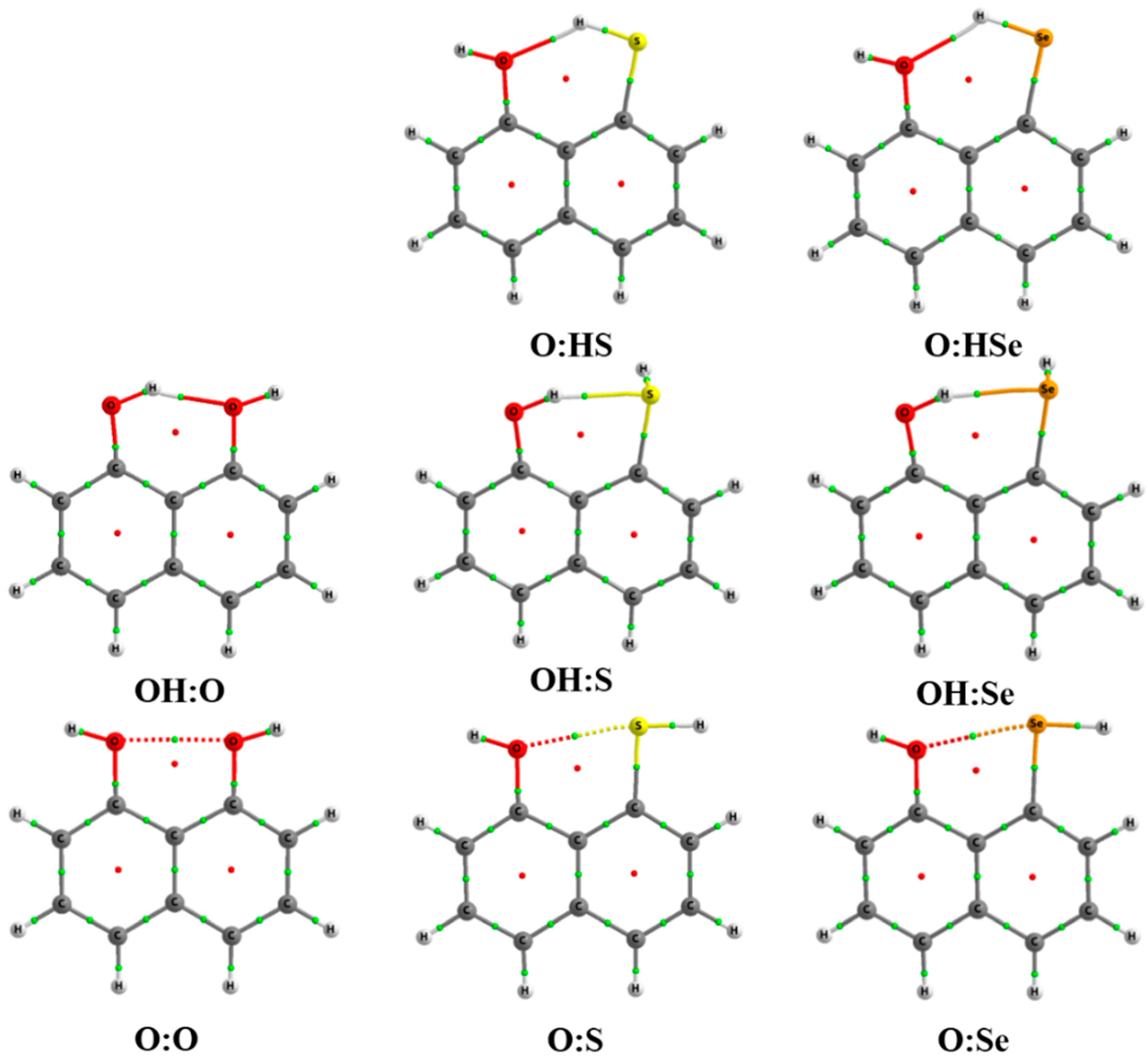Molecules Free Full Text Theoretical Study Of Intramolecular Interactions In Peri Substituted Naphthalenes Chalcogen And Hydrogen Bonds Html
