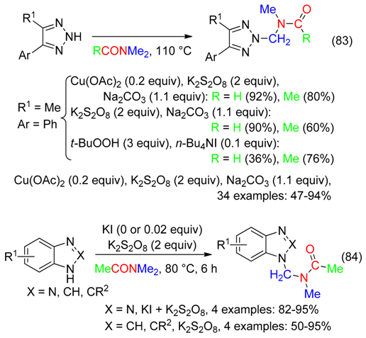 Molecules Free Full Text Recent Uses Of N N Dimethylformamide And N N Dimethylacetamide As Reagents Html