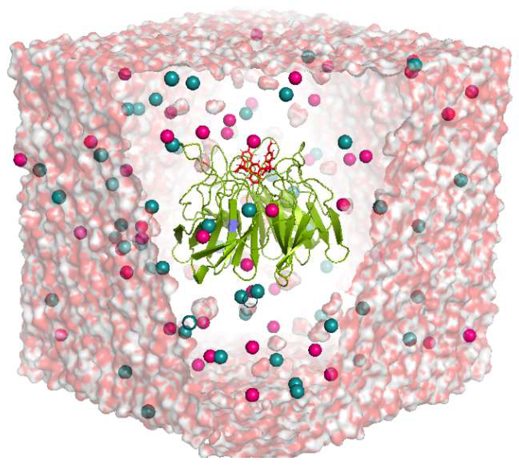 3d Visualizing Molecular Dynamics Simulation of CAS No. 104-95-0