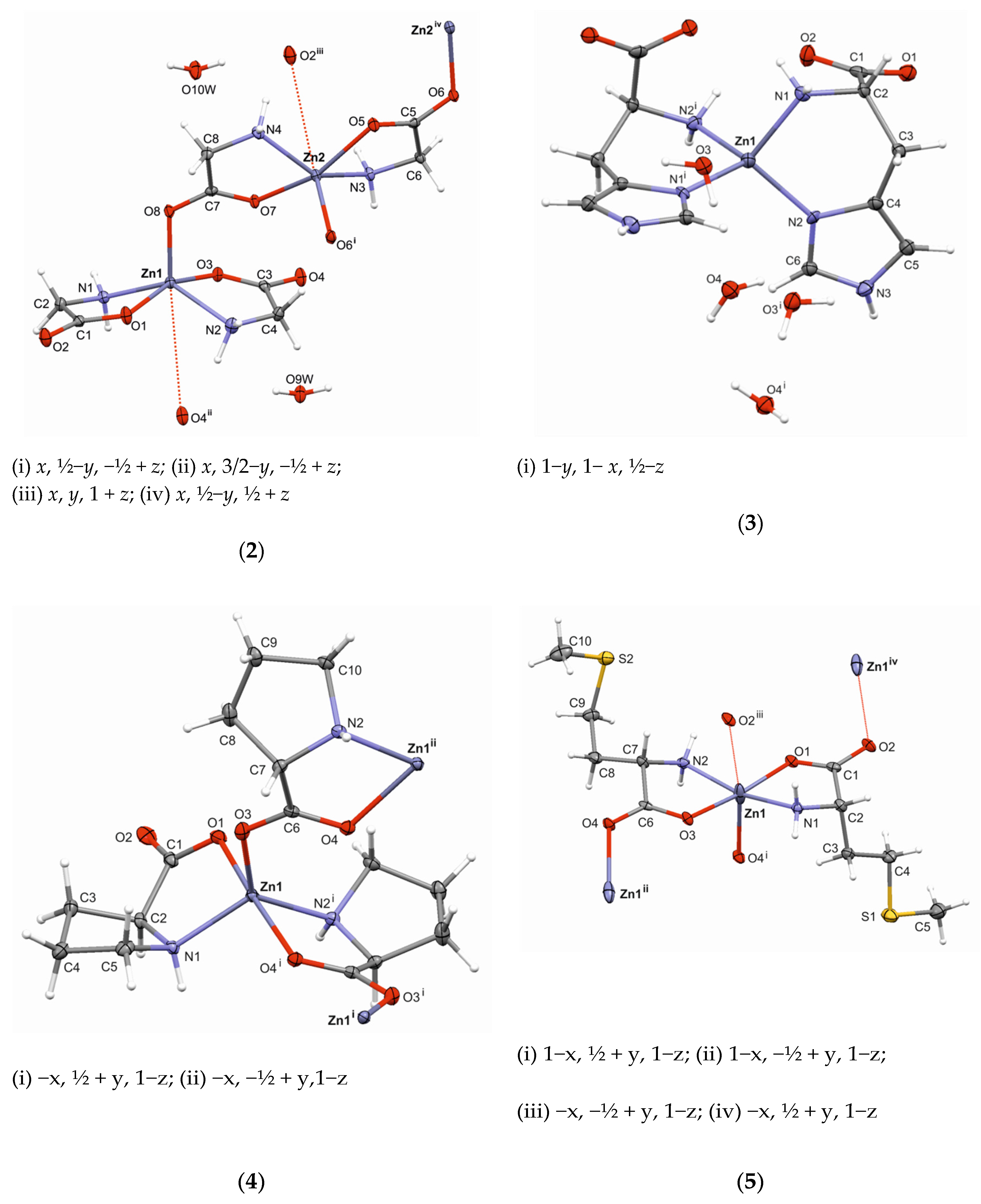 Molecules Free Full Text Zinc Ii Complexes With Amino Acids For Potential Use In Dermatology Synthesis Crystal Structures And Antibacterial Activity Html