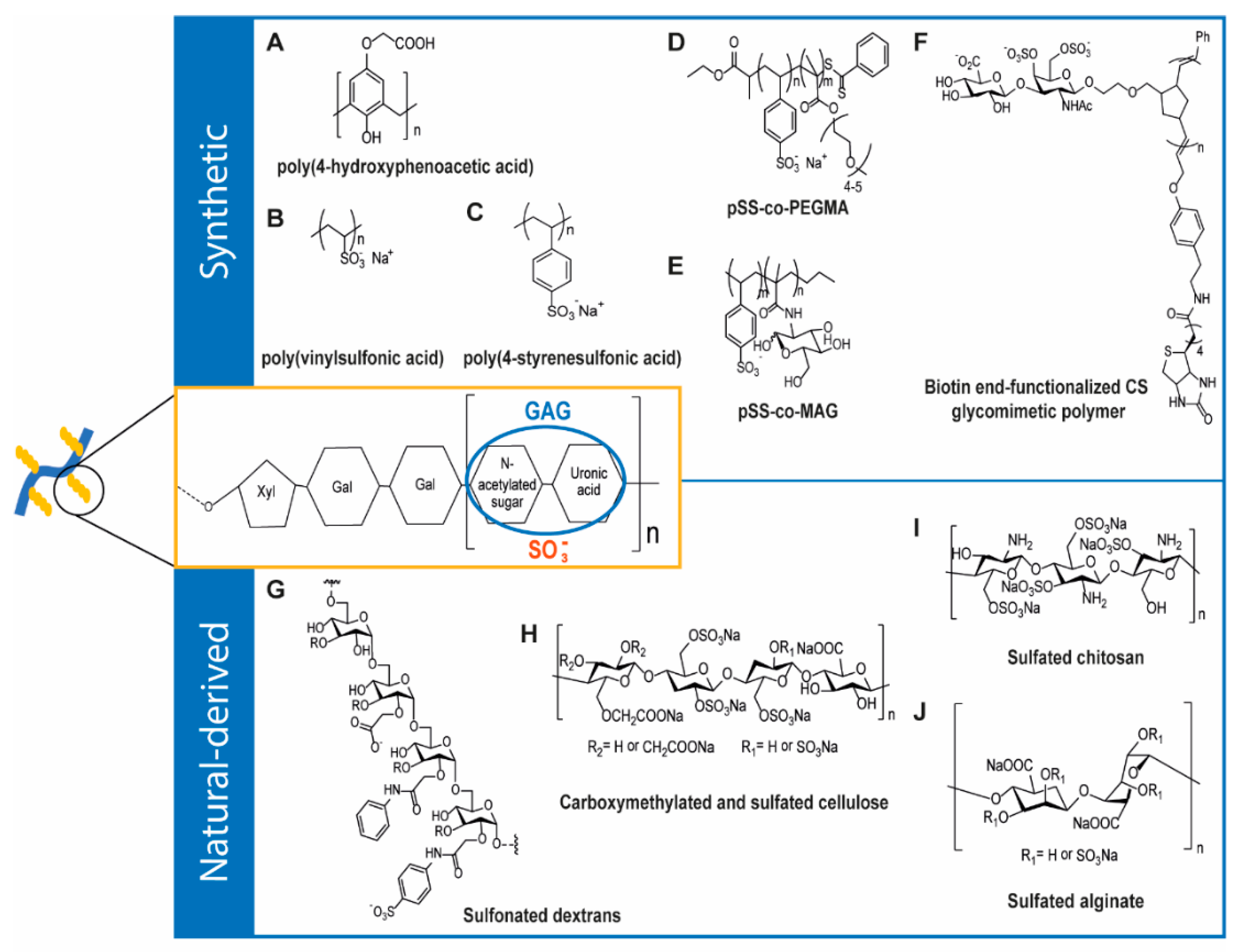 Molecules Free Full Text Glycosaminoglycan Inspired Biomaterials For The Development Of Bioactive Hydrogel Networks Html