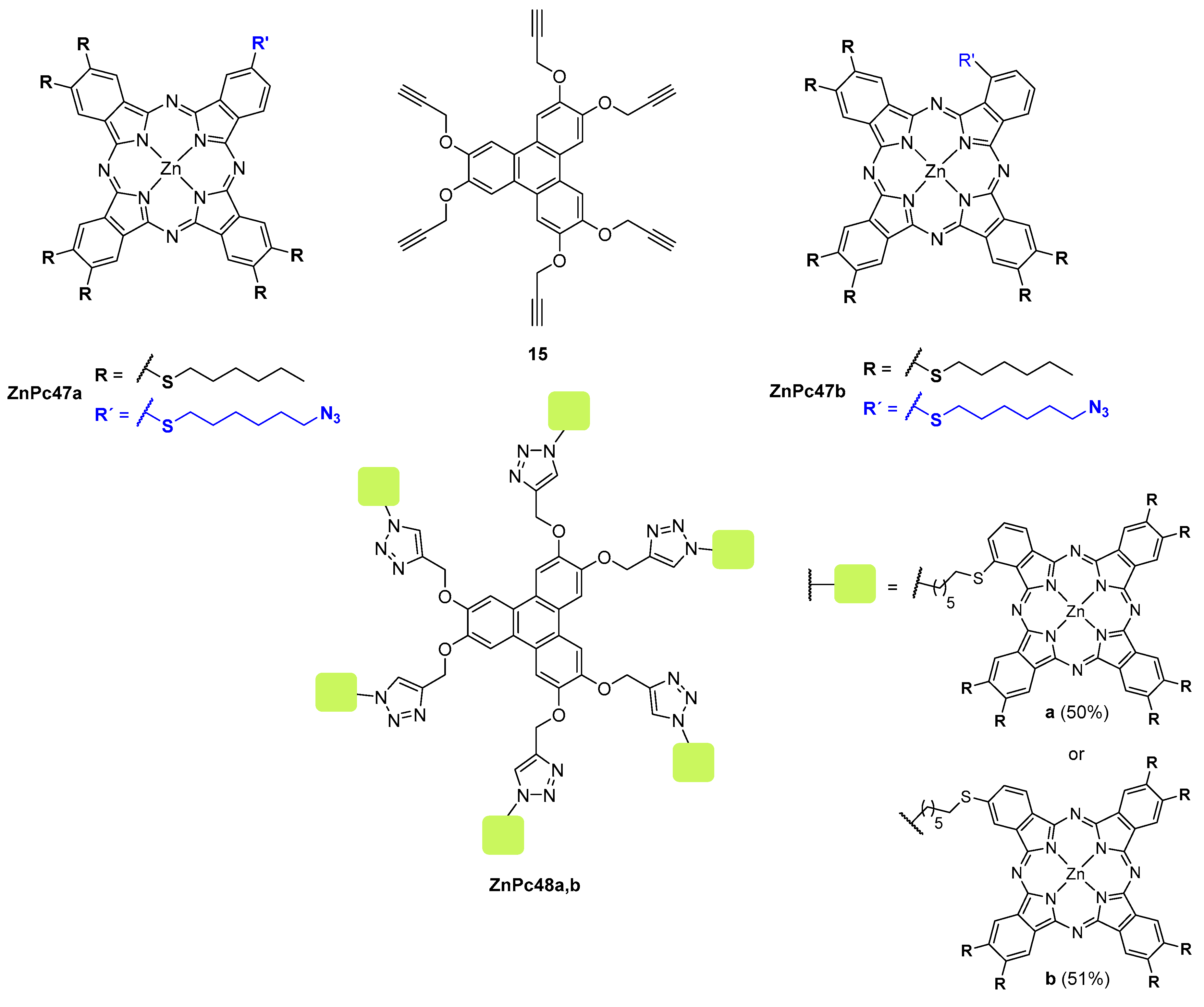 Molecules Free Full Text Azides And Porphyrinoids Synthetic Approaches And Applications Part 2 Azides Phthalocyanines Subphthalocyanines And Porphyrazines Html