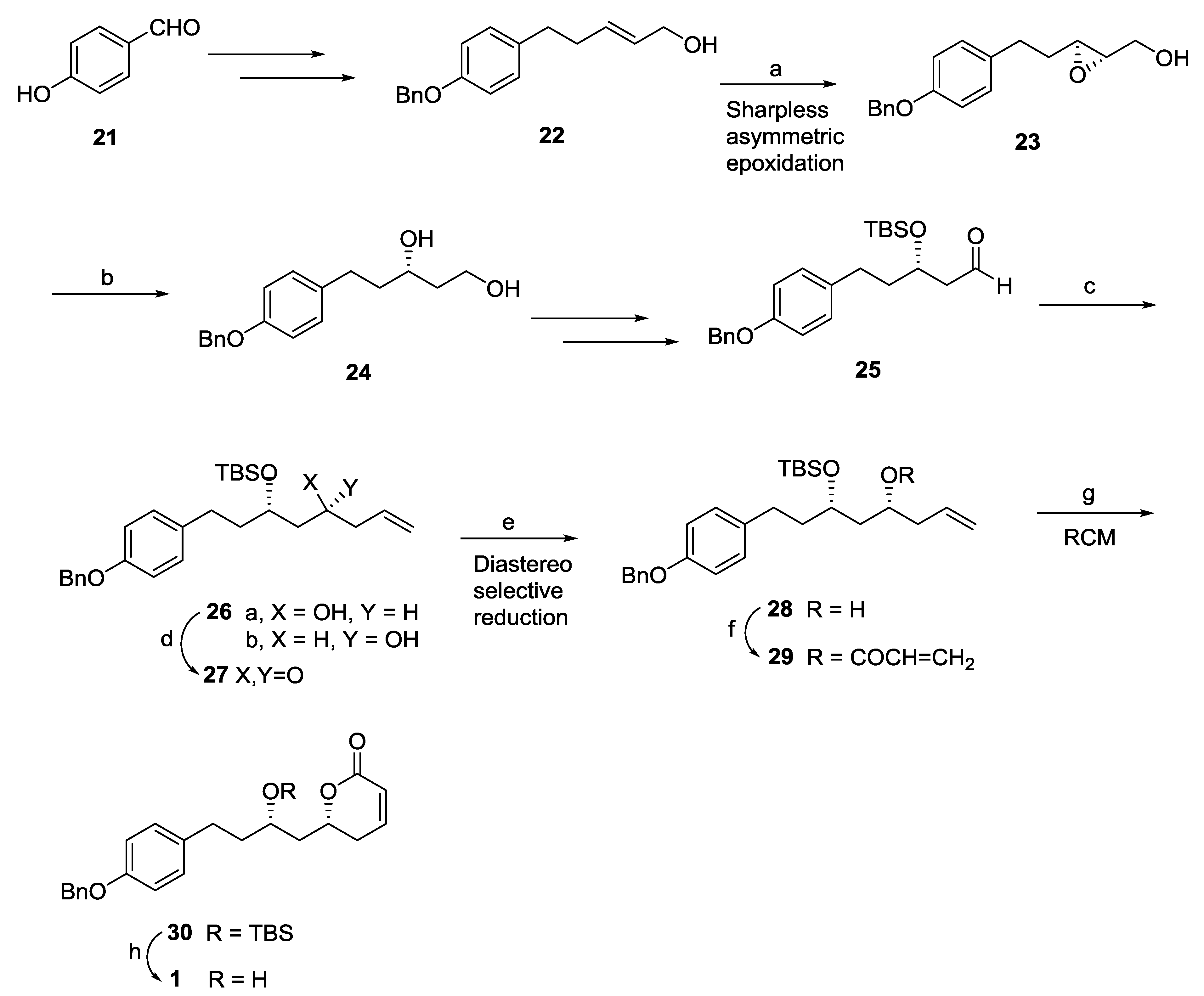 Molecules Free Full Text Recent Advances In The Stereoselective Total Synthesis Of Natural Pyranones Having Long Side Chains Html