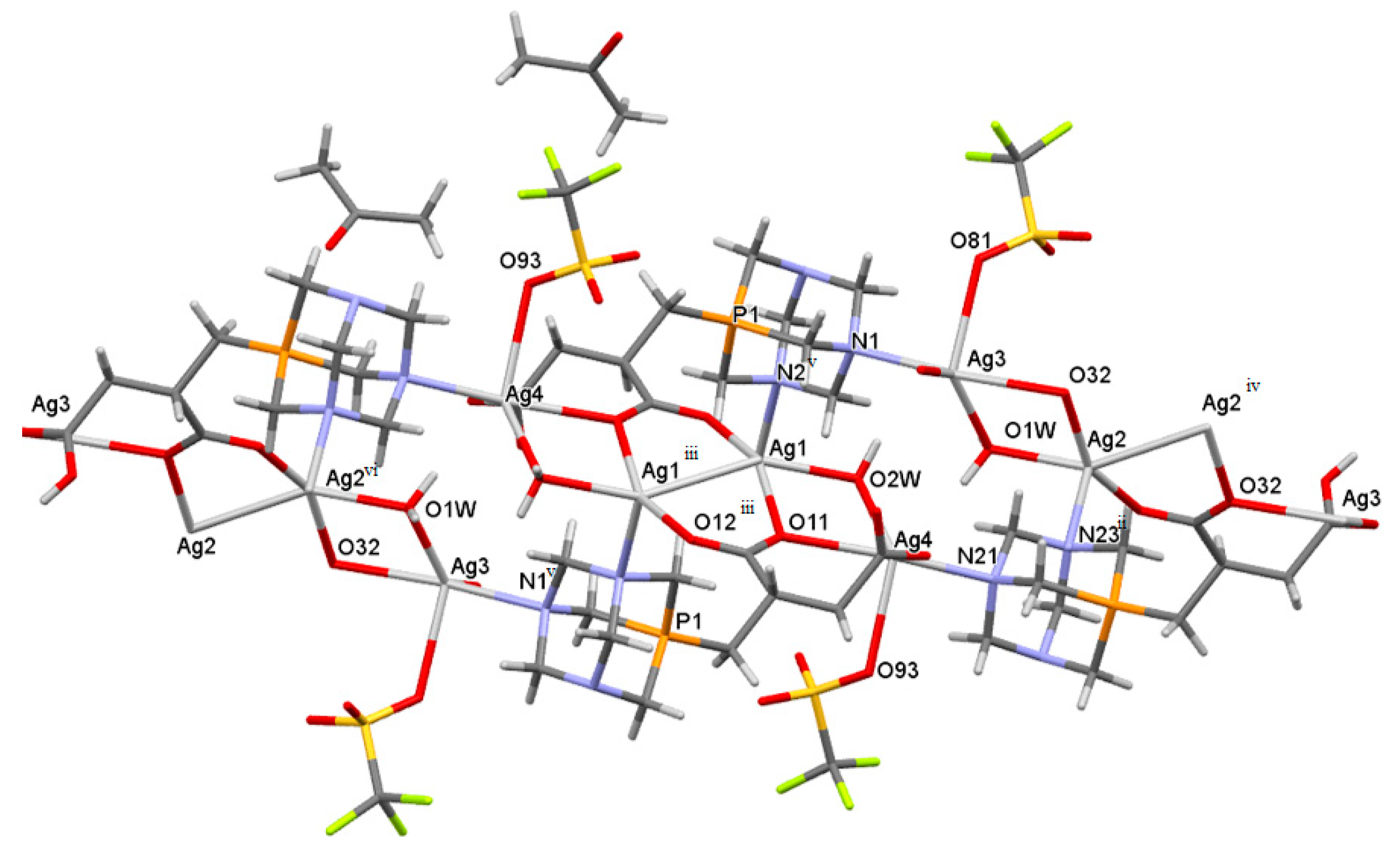 Molecules Free Full Text Mechanochemical P Derivatization Of 1 3 5 Triaza 7 Phosphaadamantane Pta And Silver Based Coordination Polymers Obtained From The Resulting Phosphabetaines Html