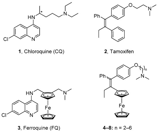 Molecules | Free Full-Text | Coumarin-Annulated Ferrocenyl 1,3-Oxazine  Derivatives Possessing In Vitro Antimalarial and Antitrypanosomal Potency