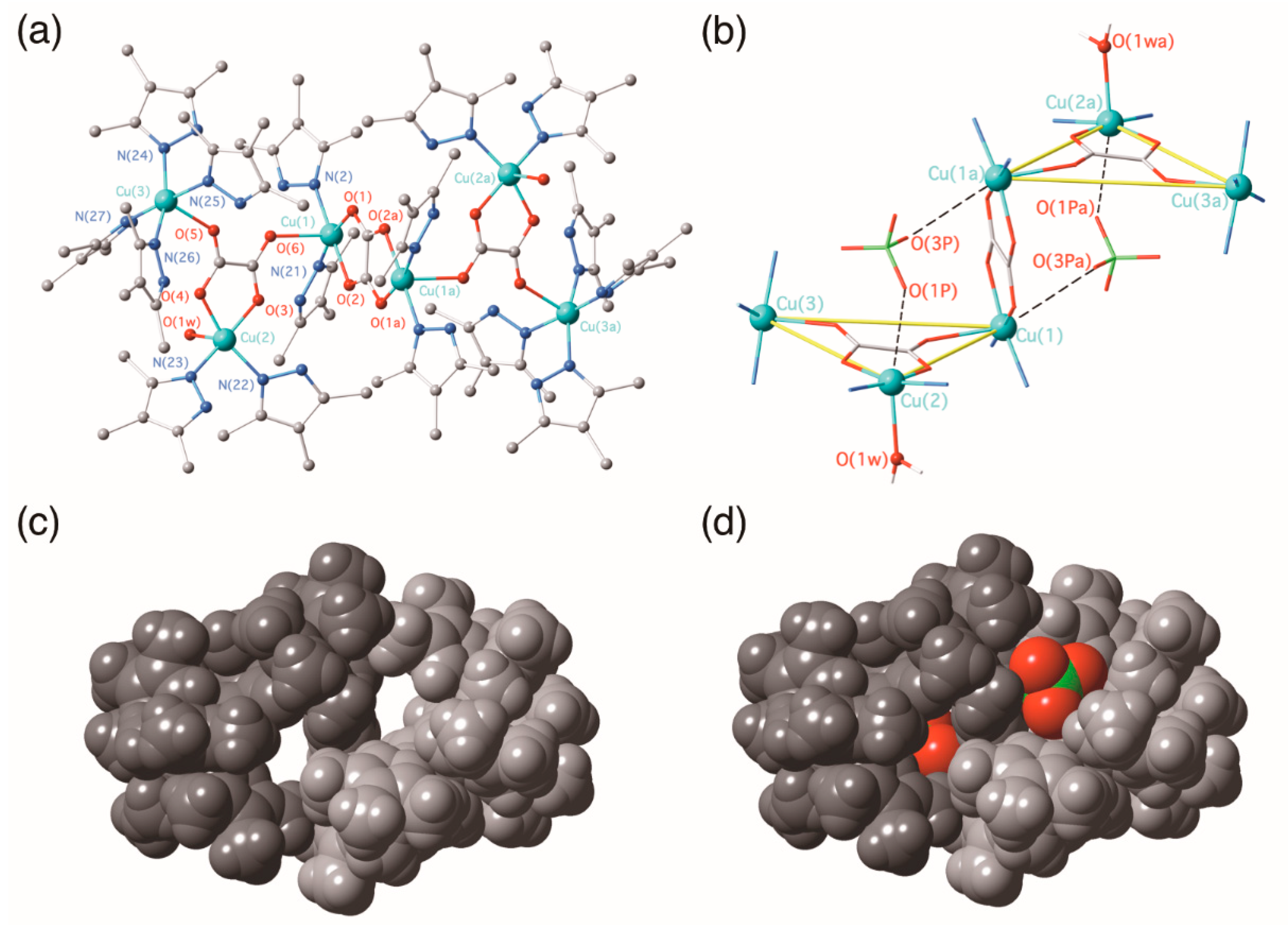 Molecules Free Full Text Ferro And Antiferromagnetic Interactions In Oxalato Centered Inverse Hexanuclear And Chain Copper Ii Complexes With Pyrazole Derivatives Html