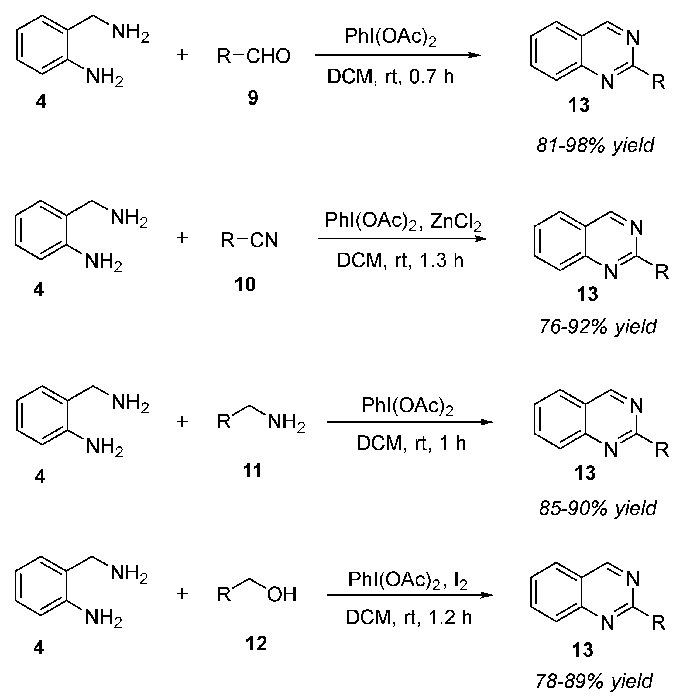 Molecules Free Full Text Recent Advances In The Transition Metal Free Synthesis Of Quinazolines 2625