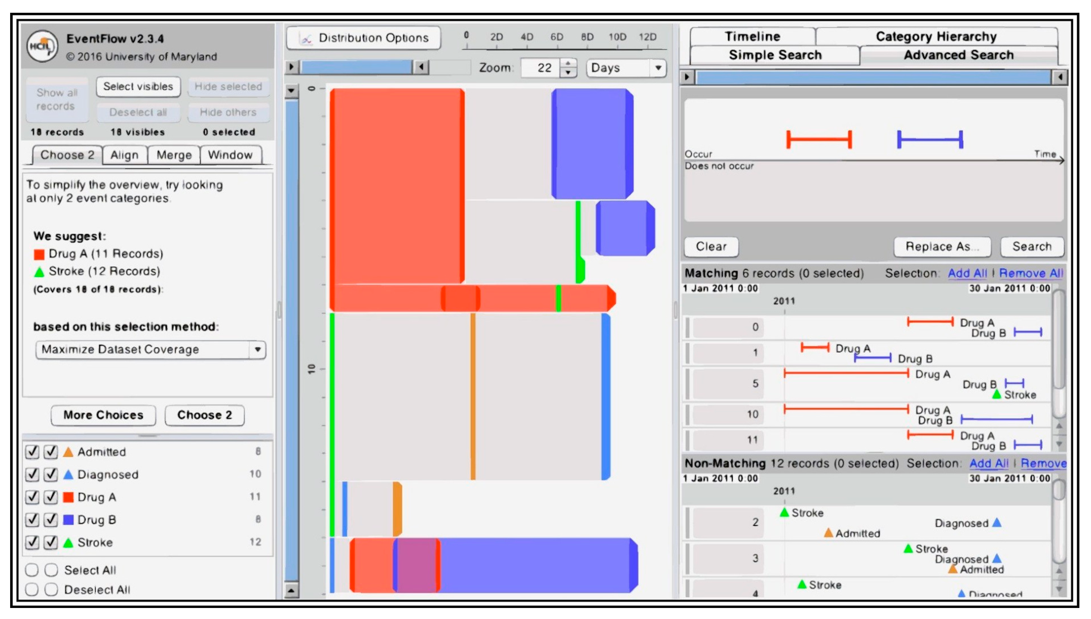 Record matches. Технологии EVENTFLOW. Visual Analyzer. Visual analyser. EVENTFLOW Chart.