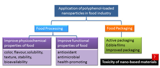 Nanomaterials Free Full Text Application Of Polyphenol Loaded Nanoparticles In Food Industry Html