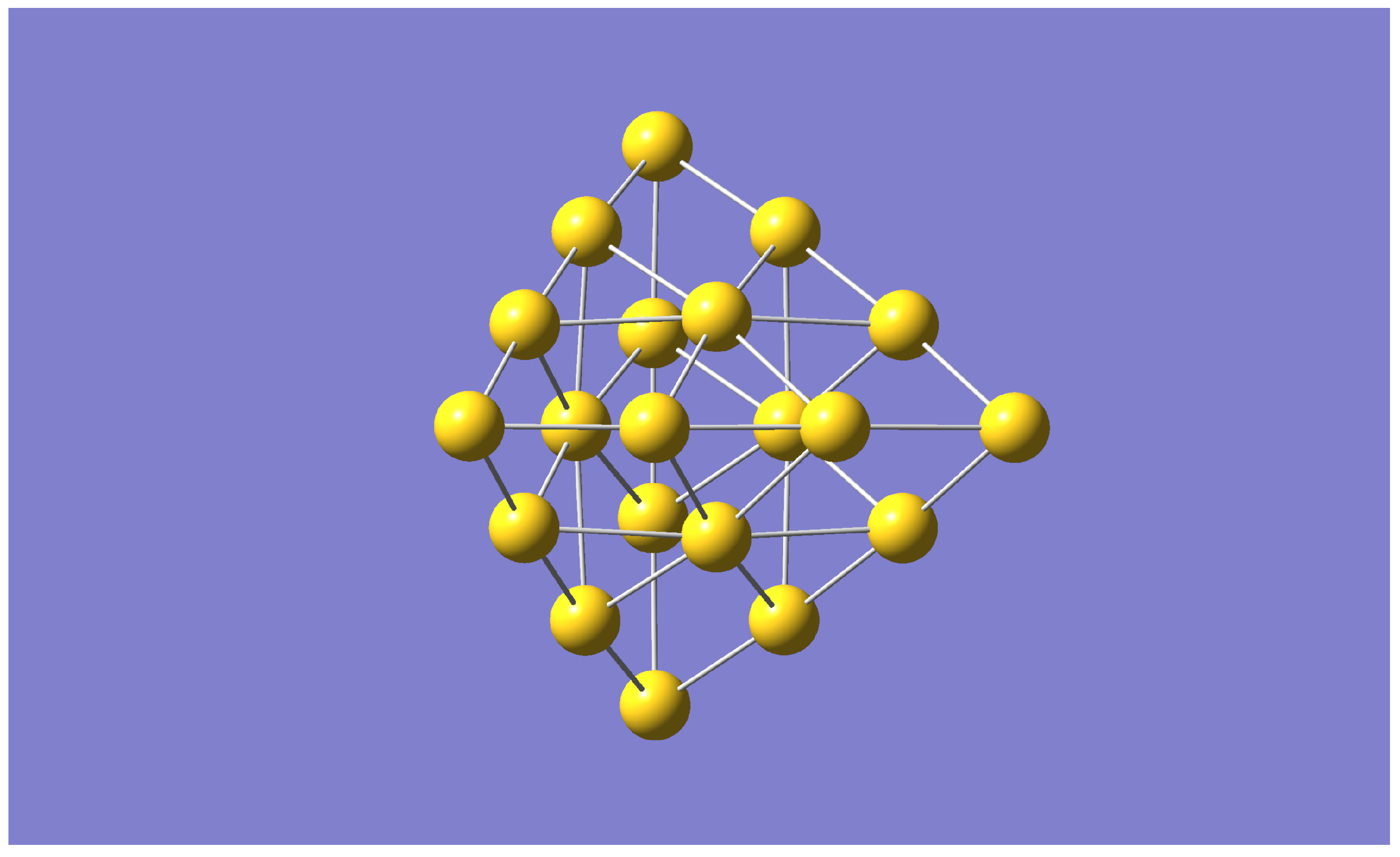 gold crystal structure