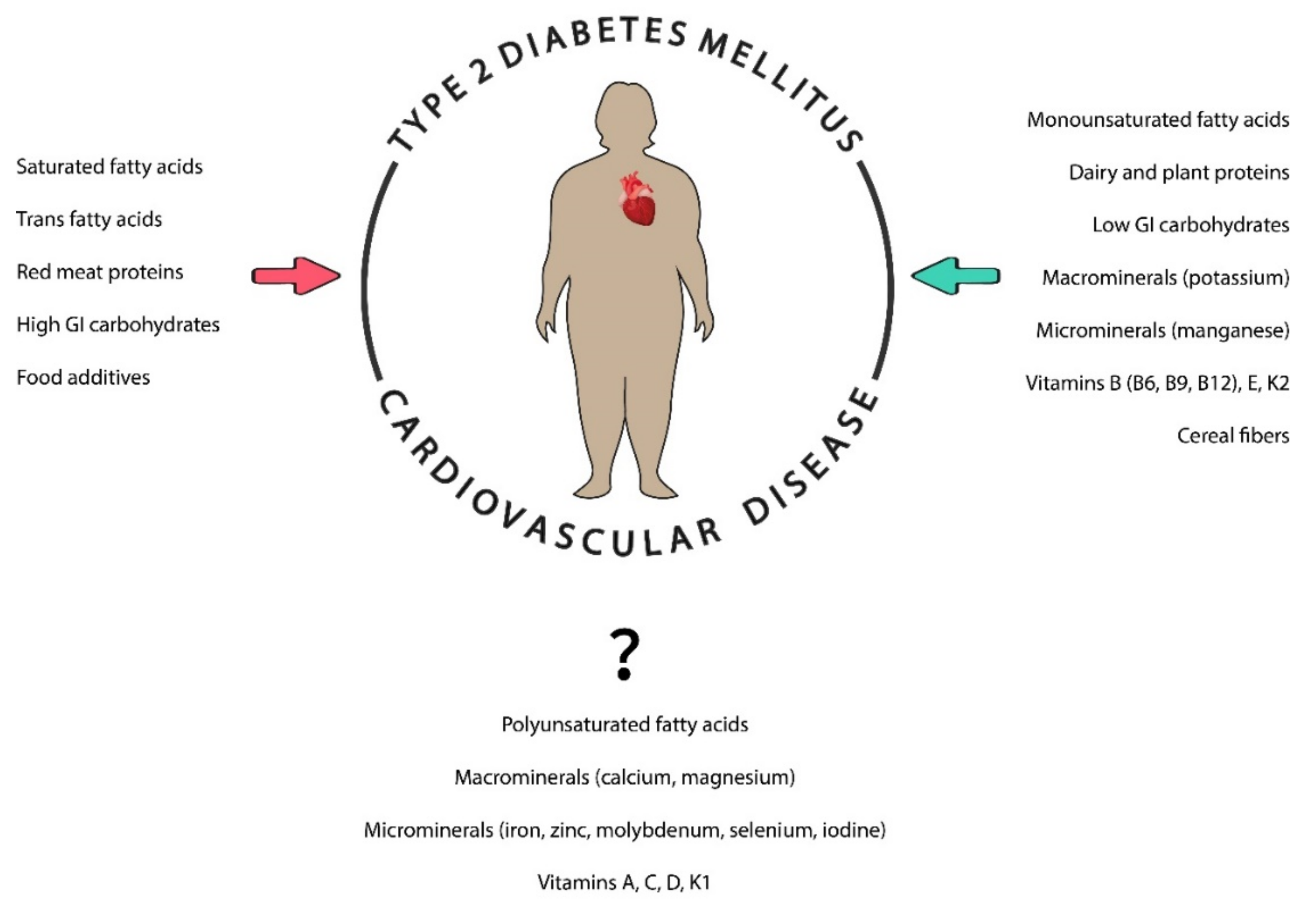 Nutrients | Free Full-Text | Nutrients and Dietary Approaches in Patients  with Type 2 Diabetes Mellitus and Cardiovascular Disease: A Narrative Review