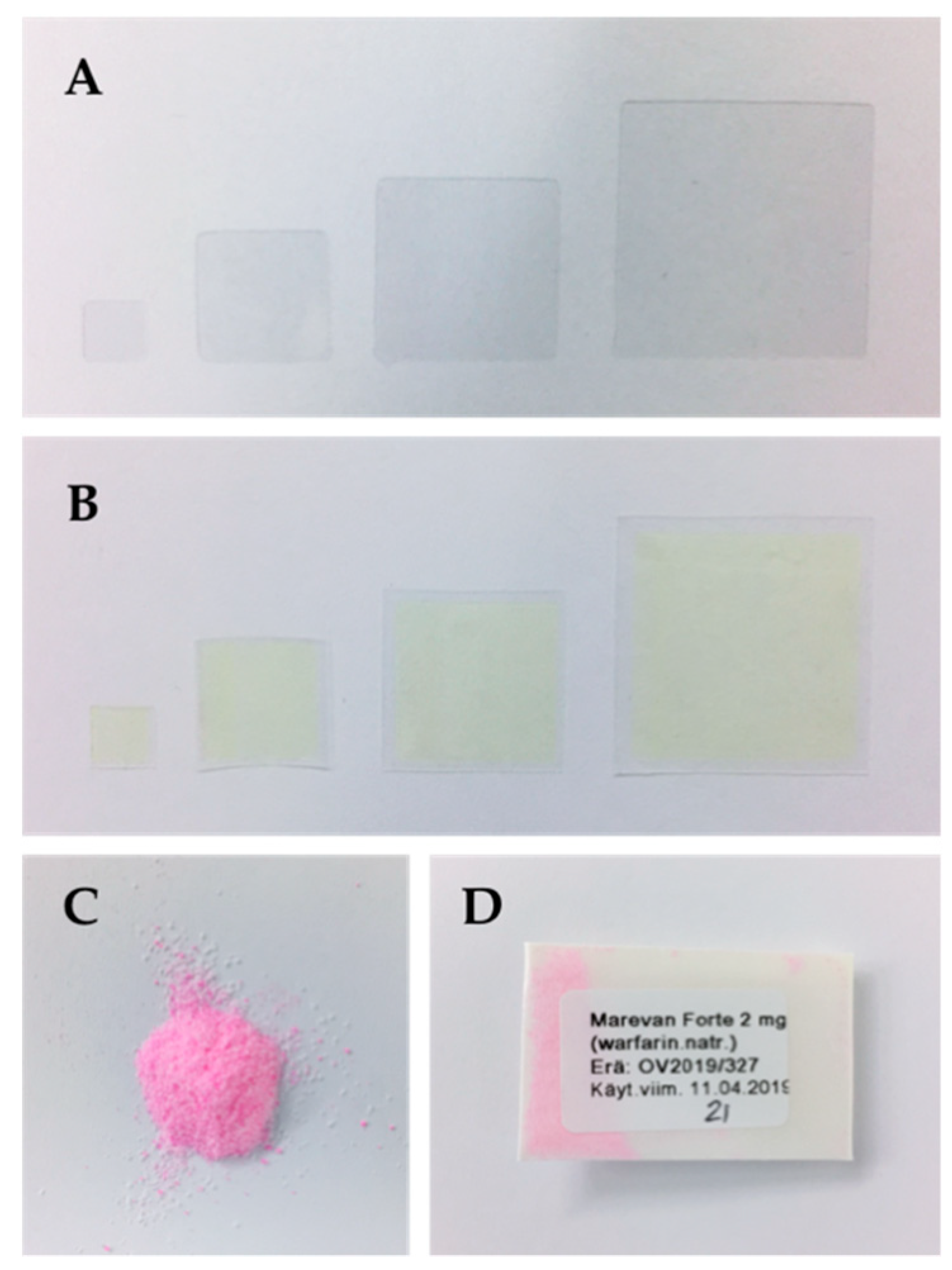 Pharmaceutics Free Full Text Towards Printed Pediatric Medicines In Hospital Pharmacies Comparison Of 2d And 3d Printed Orodispersible Warfarin Films With Conventional Oral Powders In Unit Dose Sachets Html