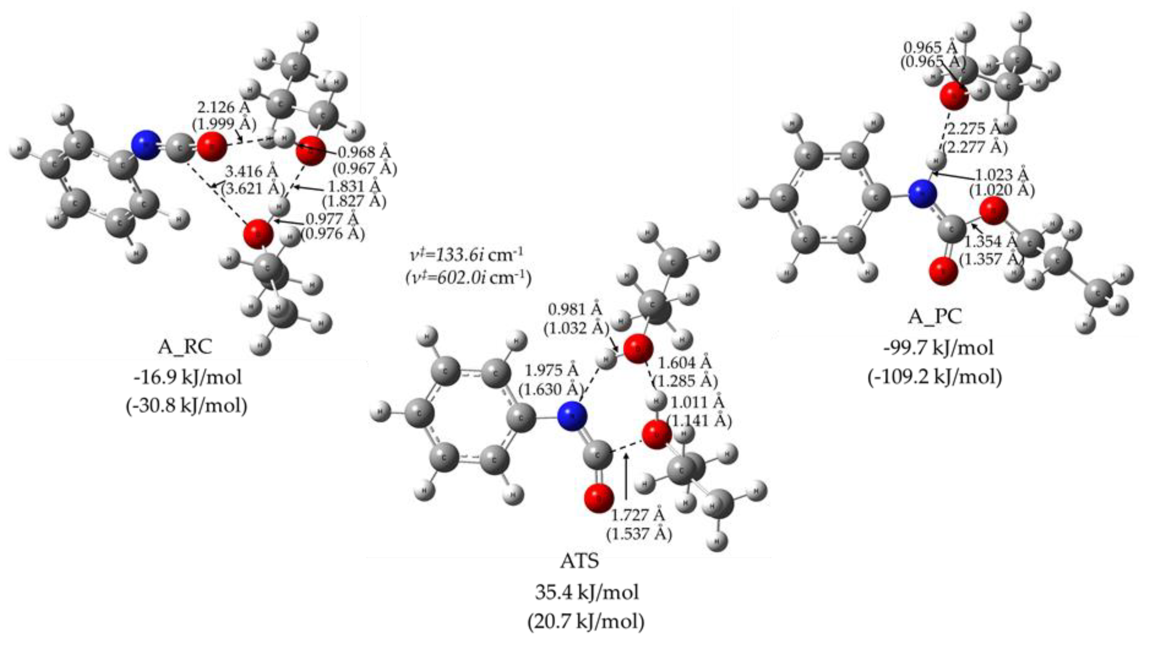 Polymers Free Full Text Urethane Formation With An Excess Of Isocyanate Or Alcohol Experimental And Ab Initio Study Html