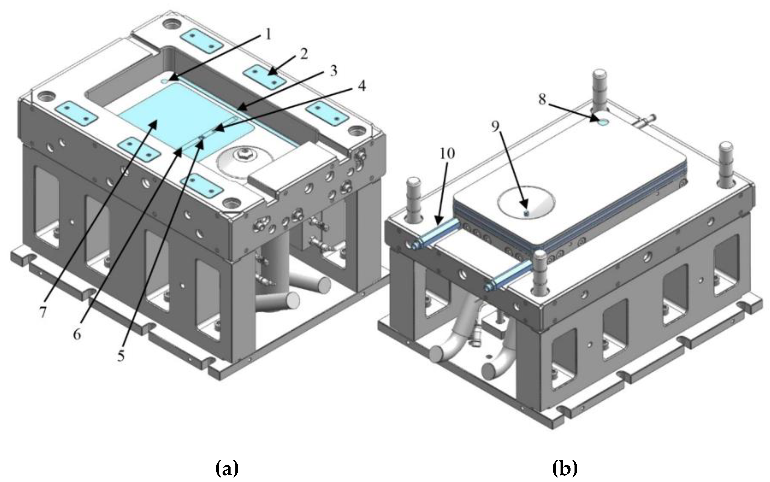 Polymers Free Full Text Development And Validation Of A Test Mold For Thermoplastic Resin Transfer Molding Of Reactive Pa 6 Html