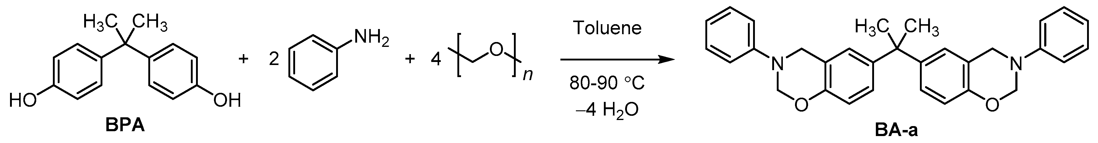 Polymers Free Full Text Synthesis Of Phosphazene Containing Bisphenol A Based Benzoxazines And Properties Of Corresponding Polybenzoxazines Html