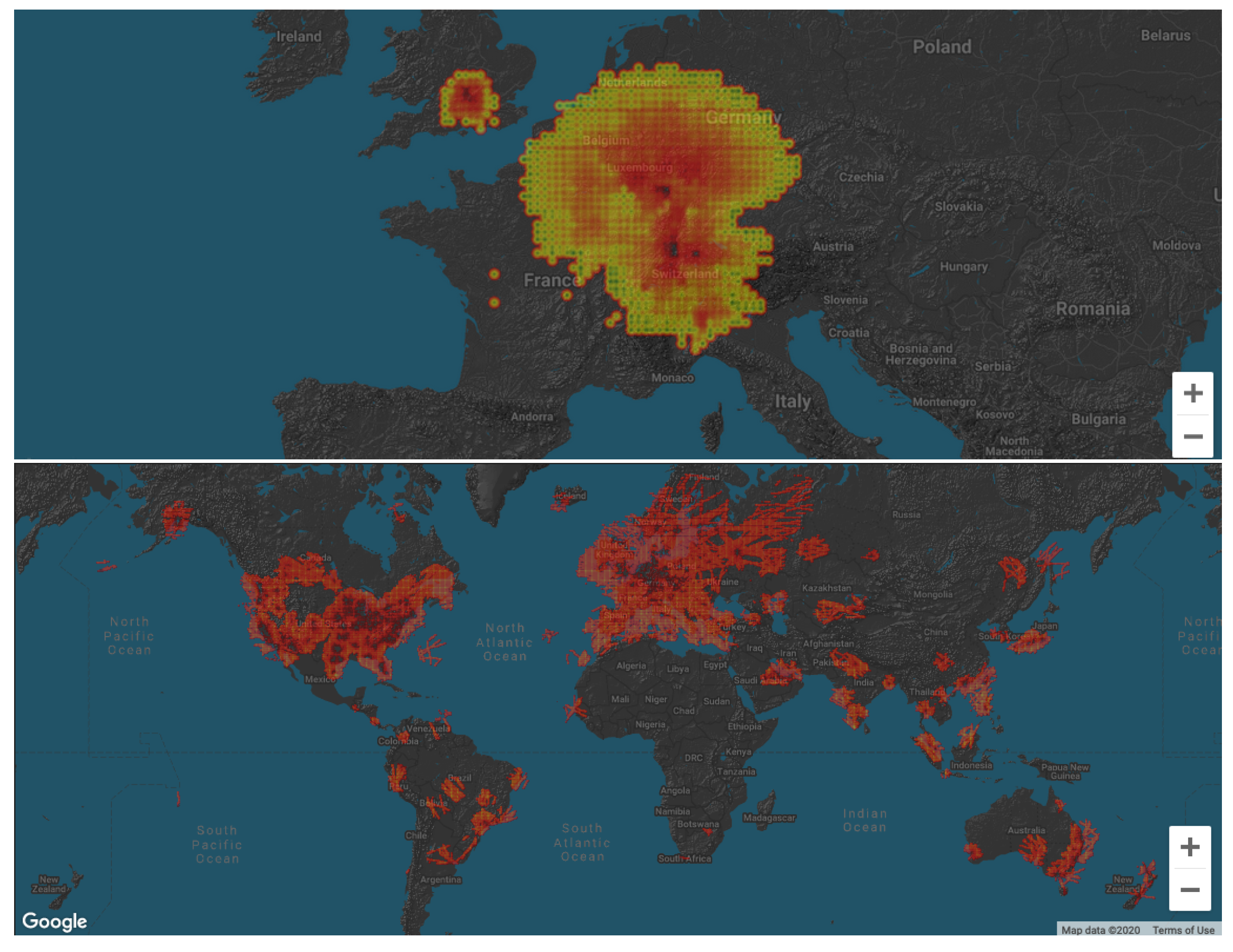 Crowd-Sourced Coverage Maps