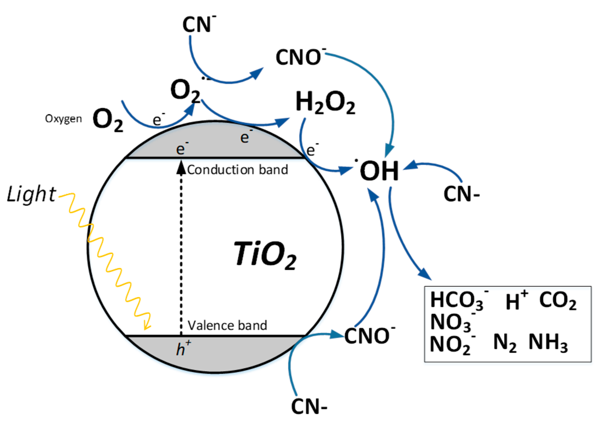 Processes | Free Full-Text | Recent Developments in the Photocatalytic  Treatment of Cyanide Wastewater: An Approach to Remediation and Recovery of  Metals | HTML
