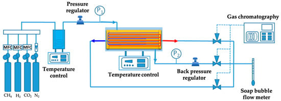 Efficiency Separation Process of H2/CO2/CH4 Mixtures by a Hollow Fiber ...