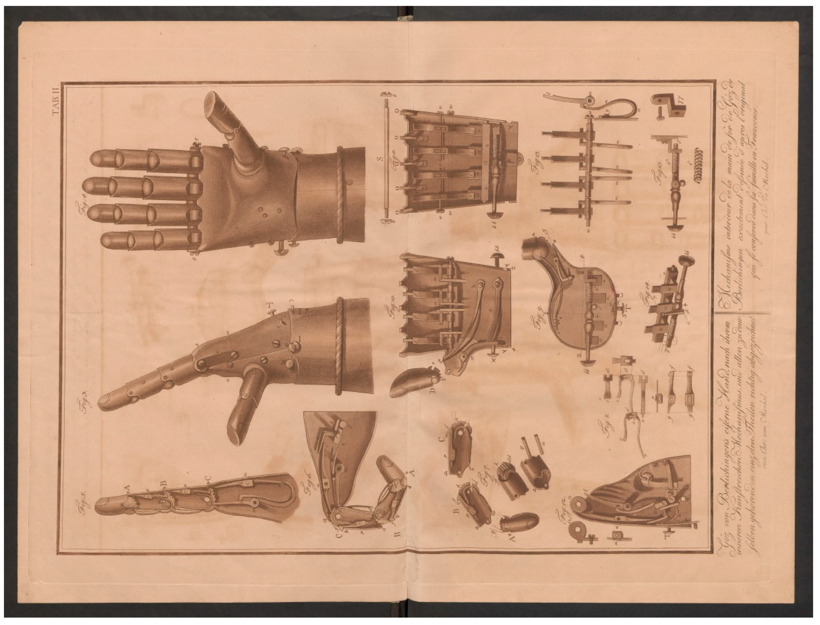 Prosthesis | Free Full-Text | Christian von Mechel's Reconstructive  Drawings of the Second “Iron Hand” of Franconian Knight Gottfried (Götz)  von Berlichingen (1480–1562) | HTML