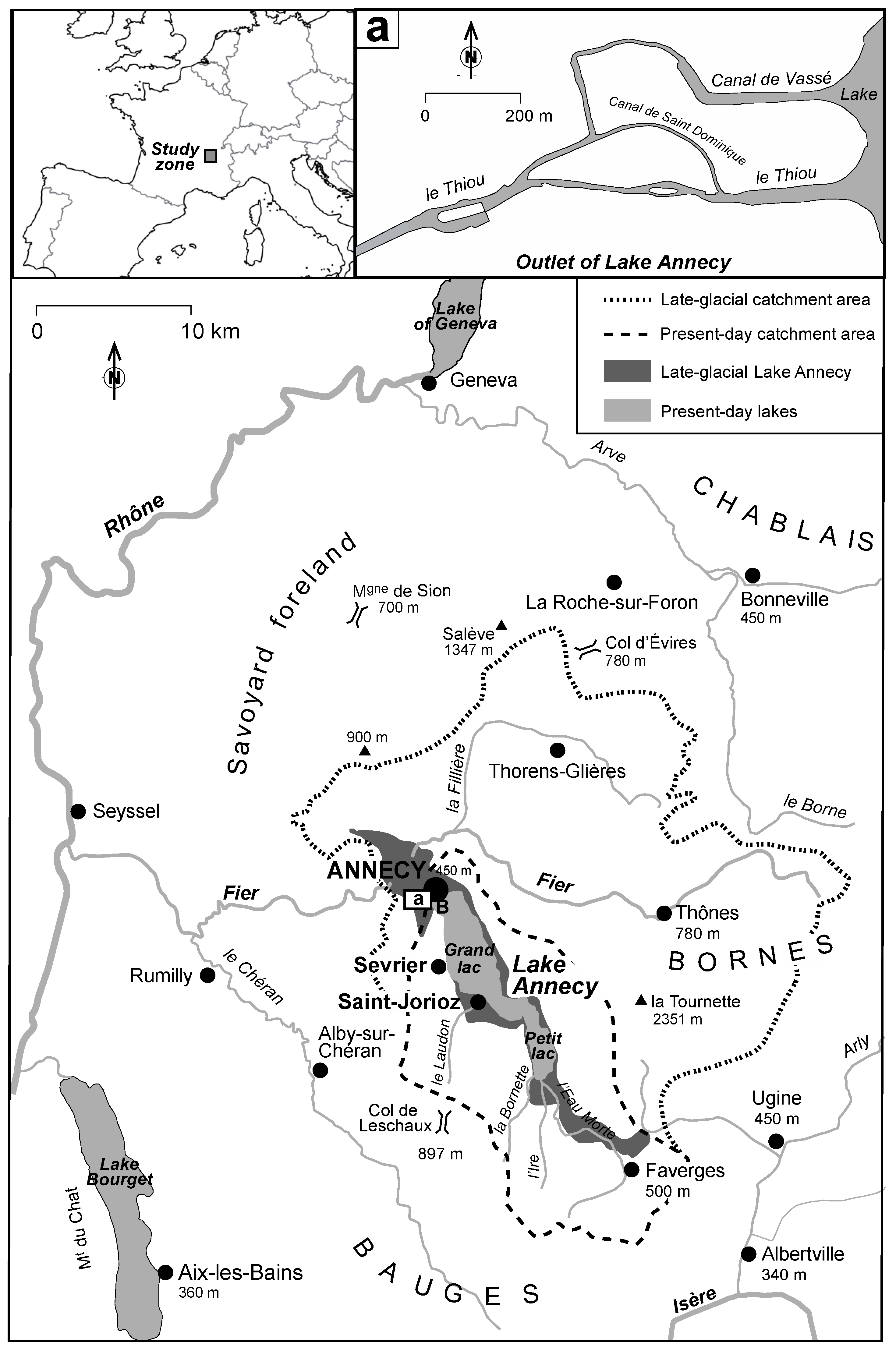 Quaternary | Free Full-Text | Holocene Paleohydrological Changes Reflected  in Lake-Level Fluctuations in Lake Annecy (French Pre-Alps): Climatic  Significance and Archeological Implications