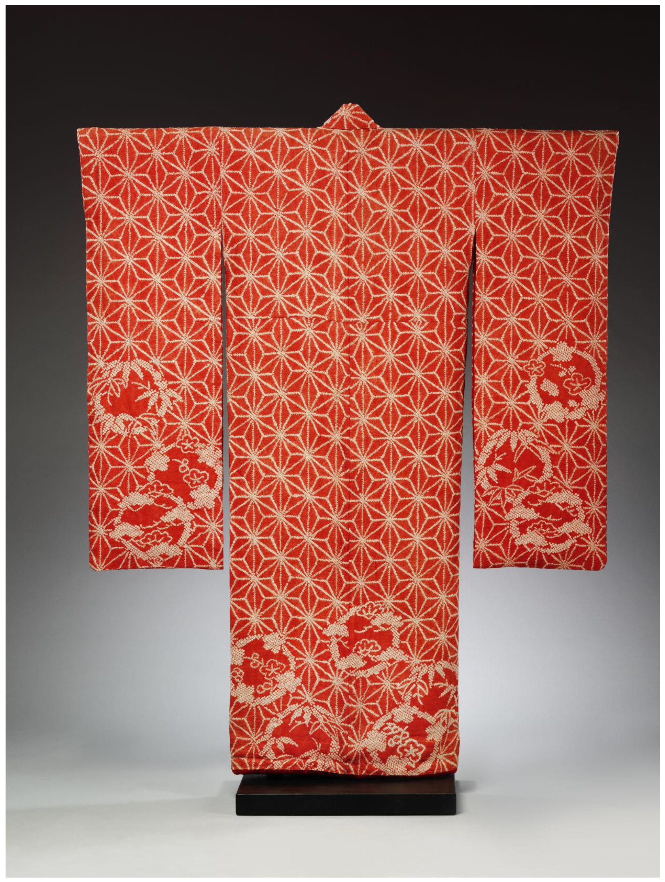 Marbled Silk Kimono in Jewel Tones