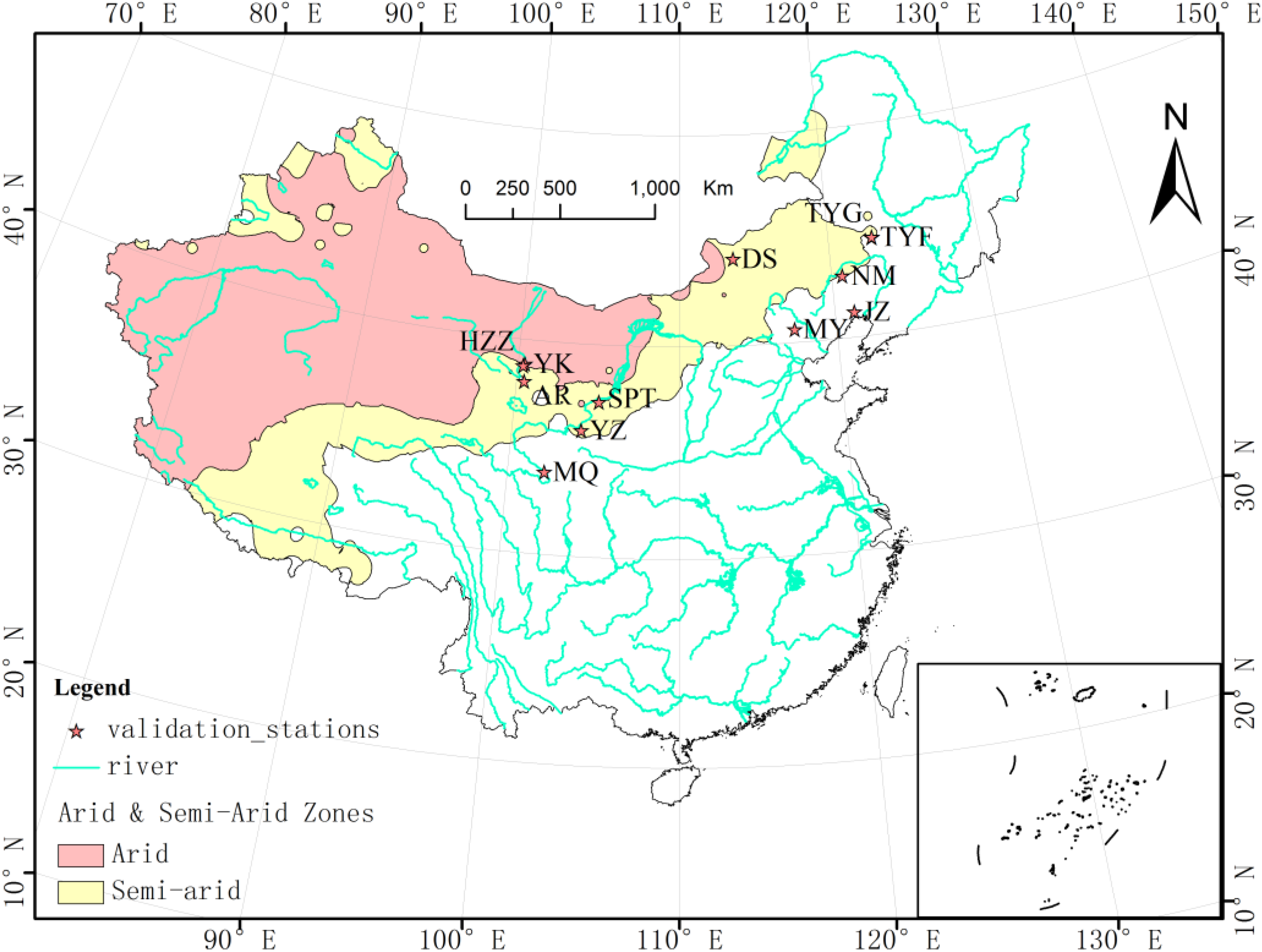 Remote Sensing | Free Full-Text | Evaluation of MODIS LST Products ...