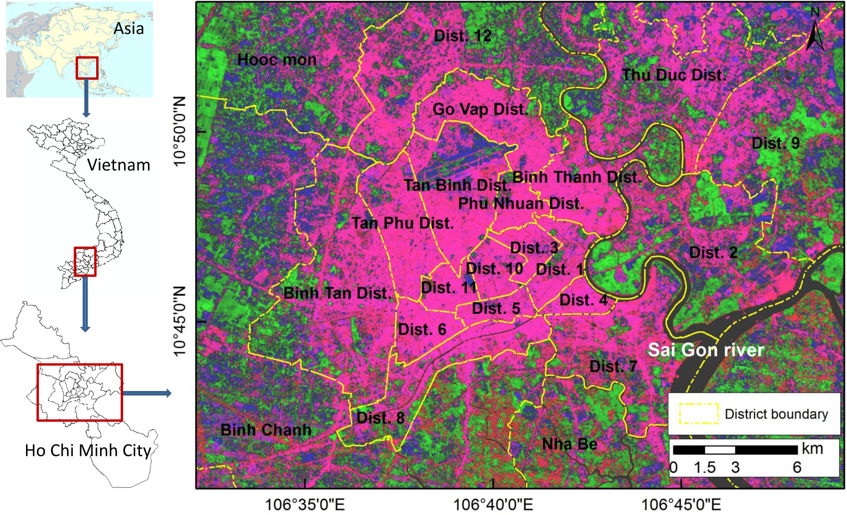 remote sensing free full text mapping ground subsidence phenomena in ho chi minh city through the radar interferometry technique using alos palsar data html