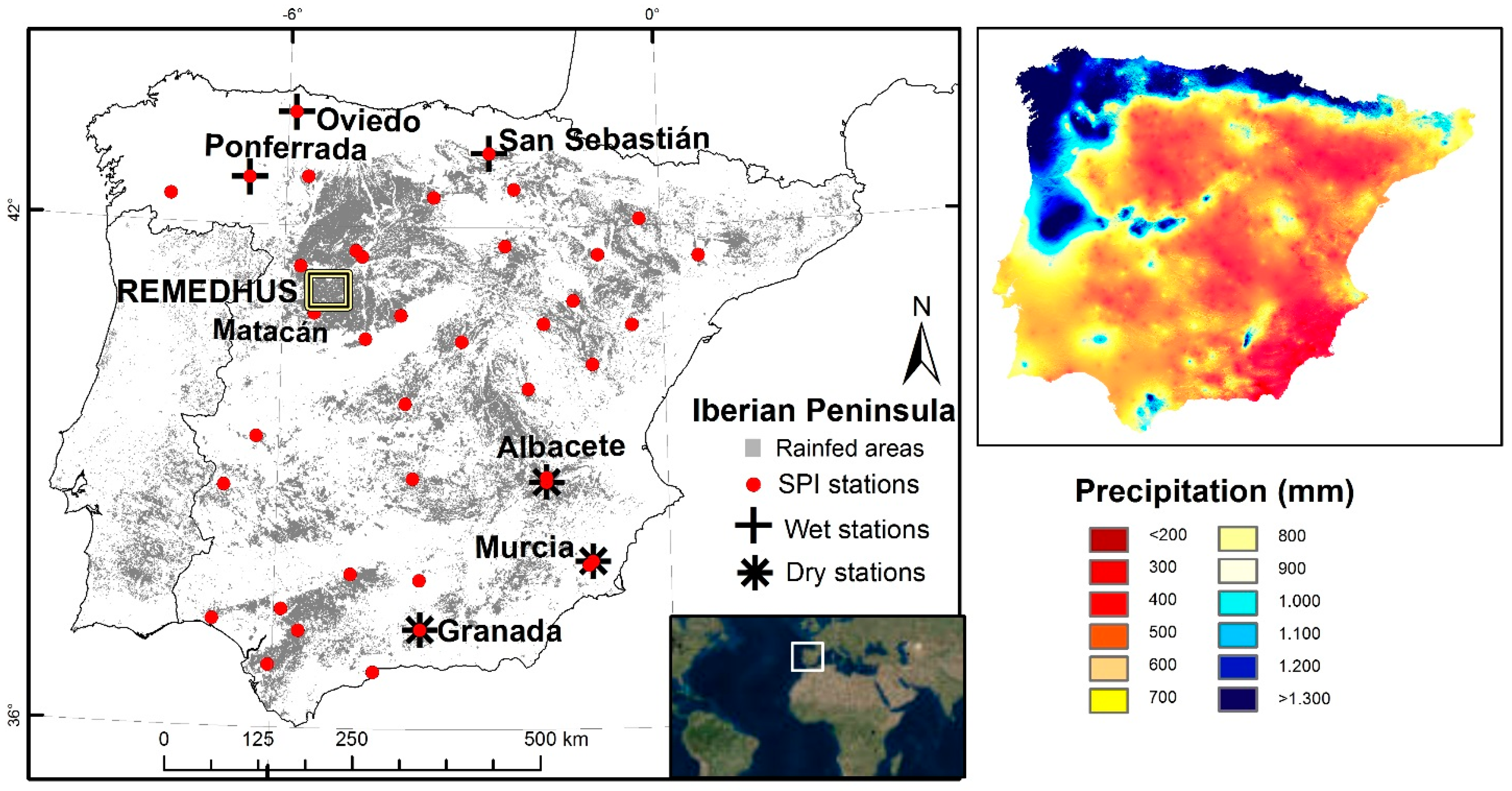 Remote Sensing | Free Full-Text | A New Soil Moisture Agricultural Drought  Index (SMADI) Integrating MODIS and SMOS Products: A Case of Study over the  Iberian Peninsula | HTML