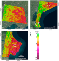 Remote Sensing Free Full Text Combining L And X Band Sar Interferometry To Assess Ground Displacements In Heterogeneous Coastal Environments The Po River Delta And Venice Lagoon Italy