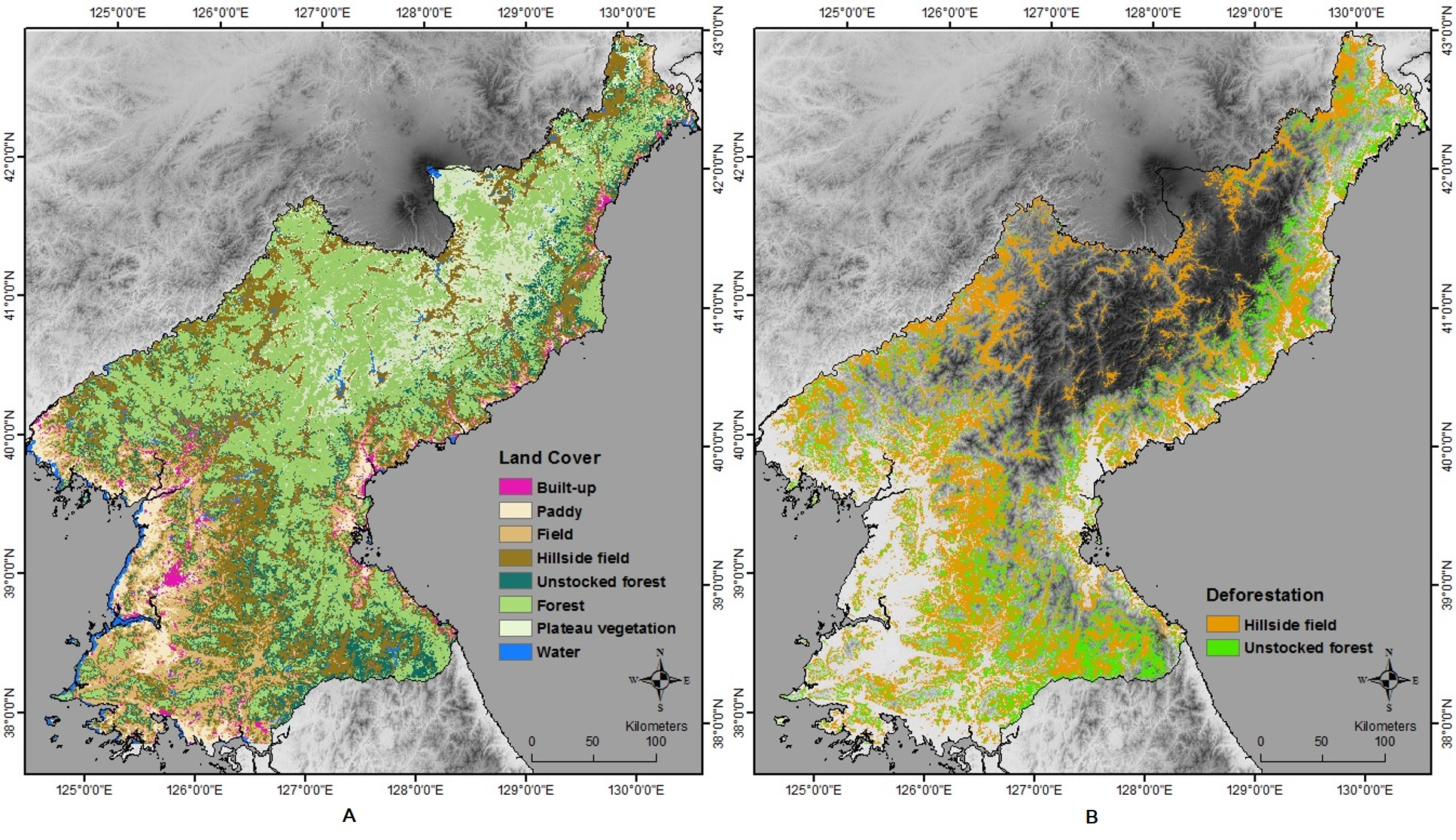 Remote Sensing | Free Full-Text | Mapping Deforestation in North Korea  Using Phenology-Based Multi-Index and Random Forest | HTML