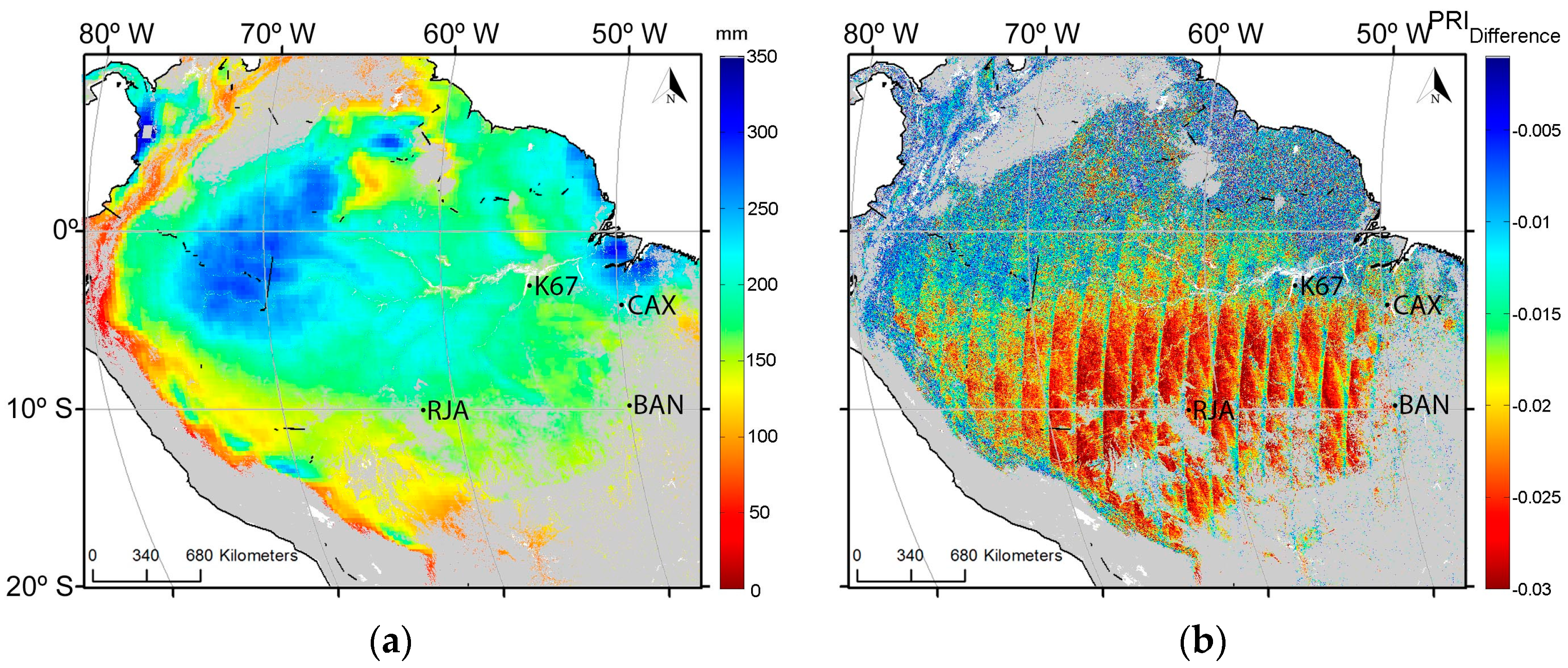 Remote Sensing | Free Full-Text | Progress in Remote Sensing of  Photosynthetic Activity over the Amazon Basin | HTML