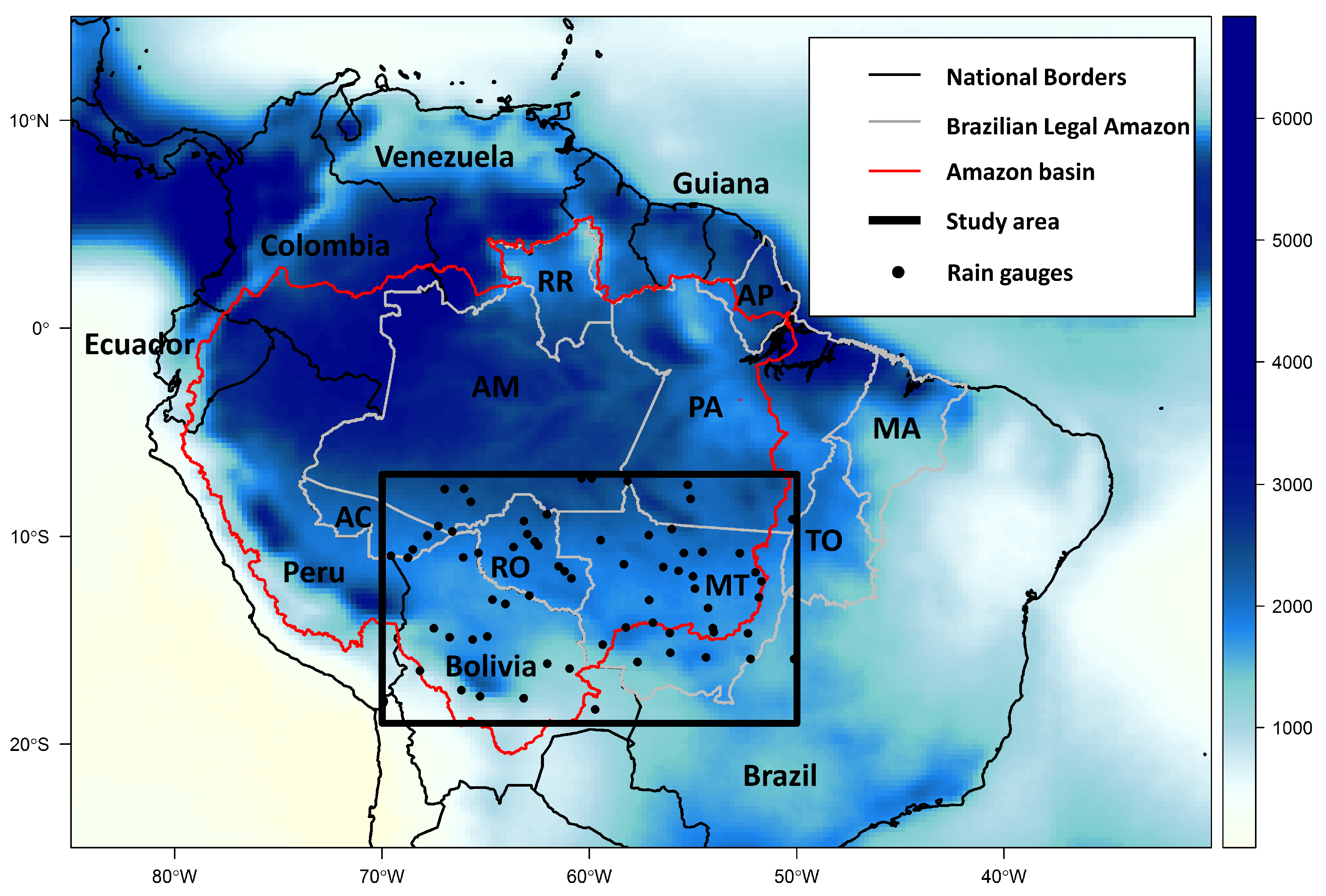 Remote Sensing | Free Full-Text | Monitoring Rainfall Patterns in the  Southern Amazon with PERSIANN-CDR Data: Long-Term Characteristics and Trends