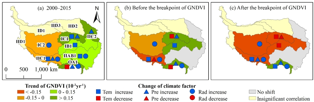 Remote Sensing Free Full Text Spatiotemporal Patterns Of Vegetation Greenness Change And Associated Climatic And Anthropogenic Drivers On The Tibetan Plateau During 00 15 Html