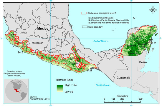 remote sensing free full text spatial distribution of forest fire emissions a case study in three mexican ecoregions html