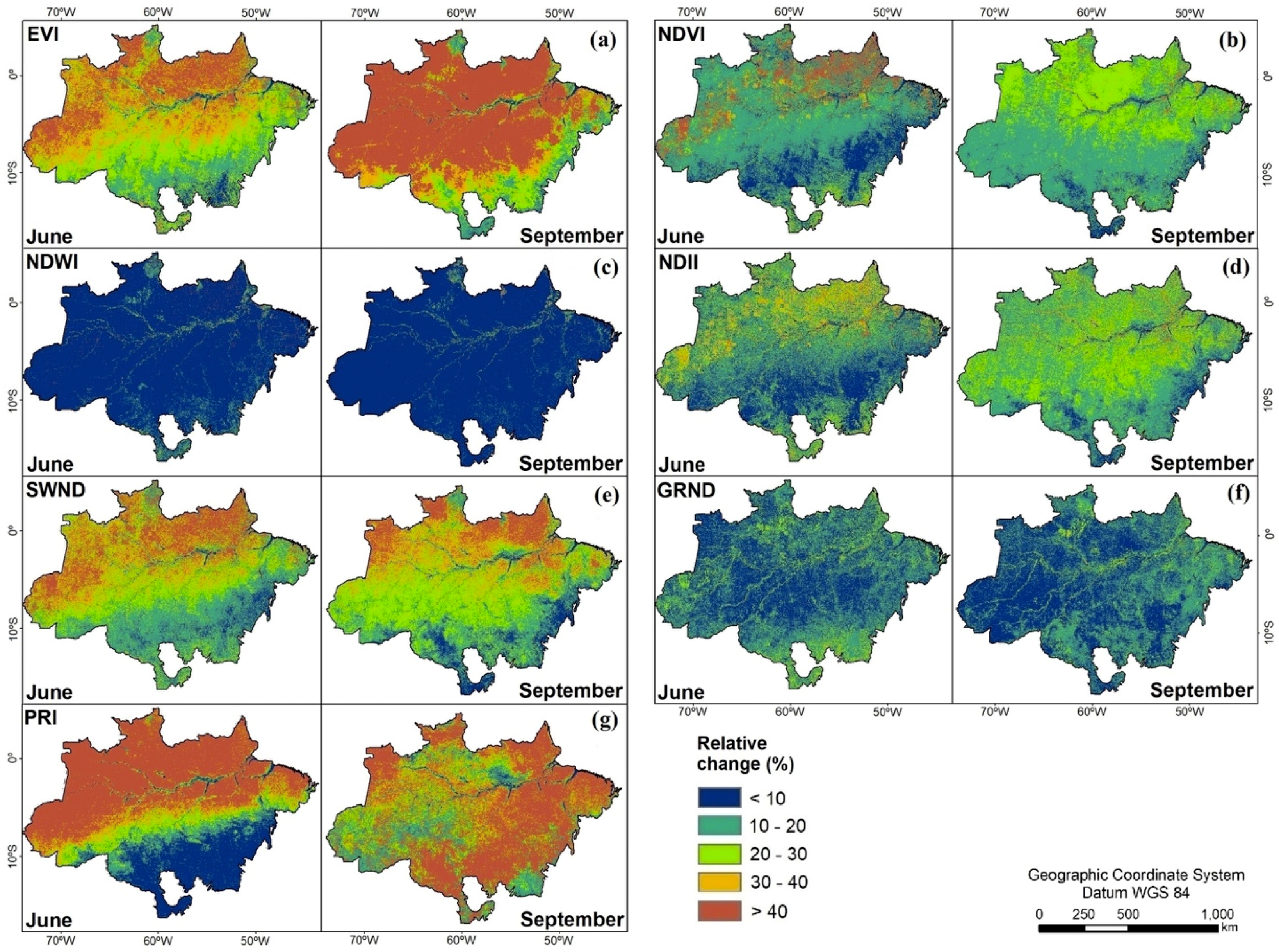 Remote Sensing | Free Full-Text | Sensitivity of Seven MODIS Vegetation  Indices to BRDF Effects during the Amazonian Dry Season | HTML