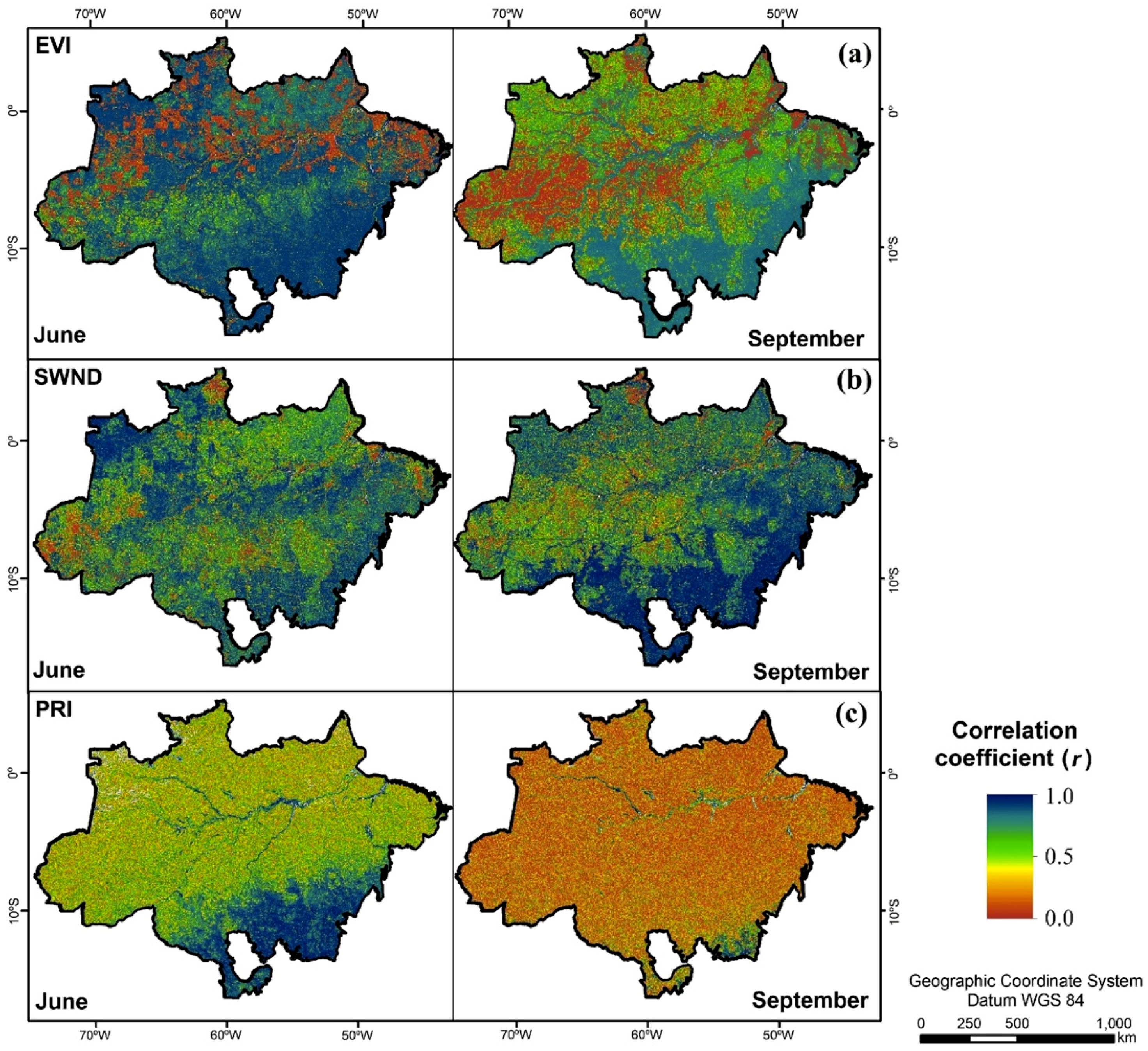 Remote Sensing | Free Full-Text | Sensitivity of Seven MODIS Vegetation  Indices to BRDF Effects during the Amazonian Dry Season
