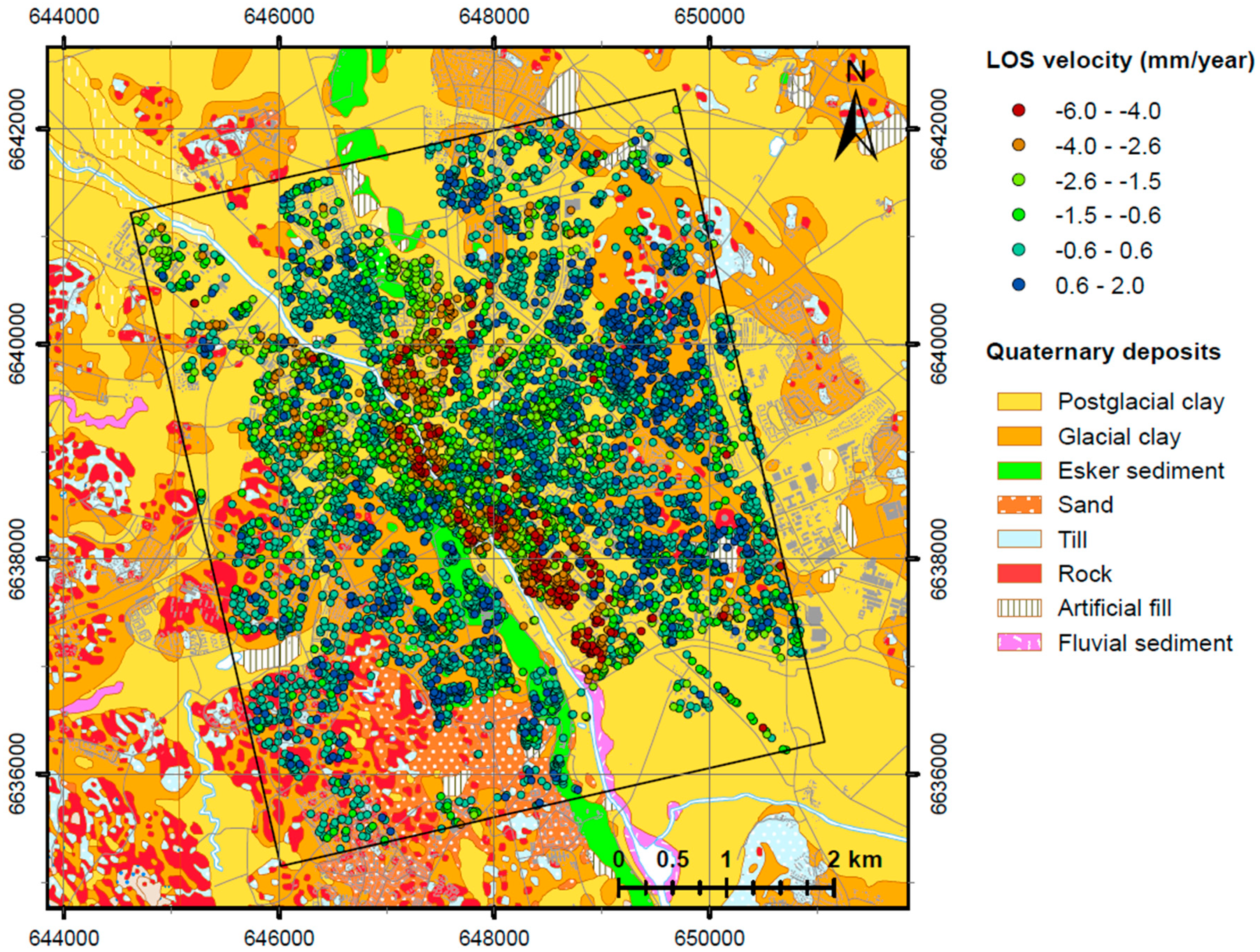 Remote Sensing Free Full Text Analysis Of Clay Induced Land Subsidence In Uppsala City Using Sentinel 1 Sar Data And Precise Leveling Html