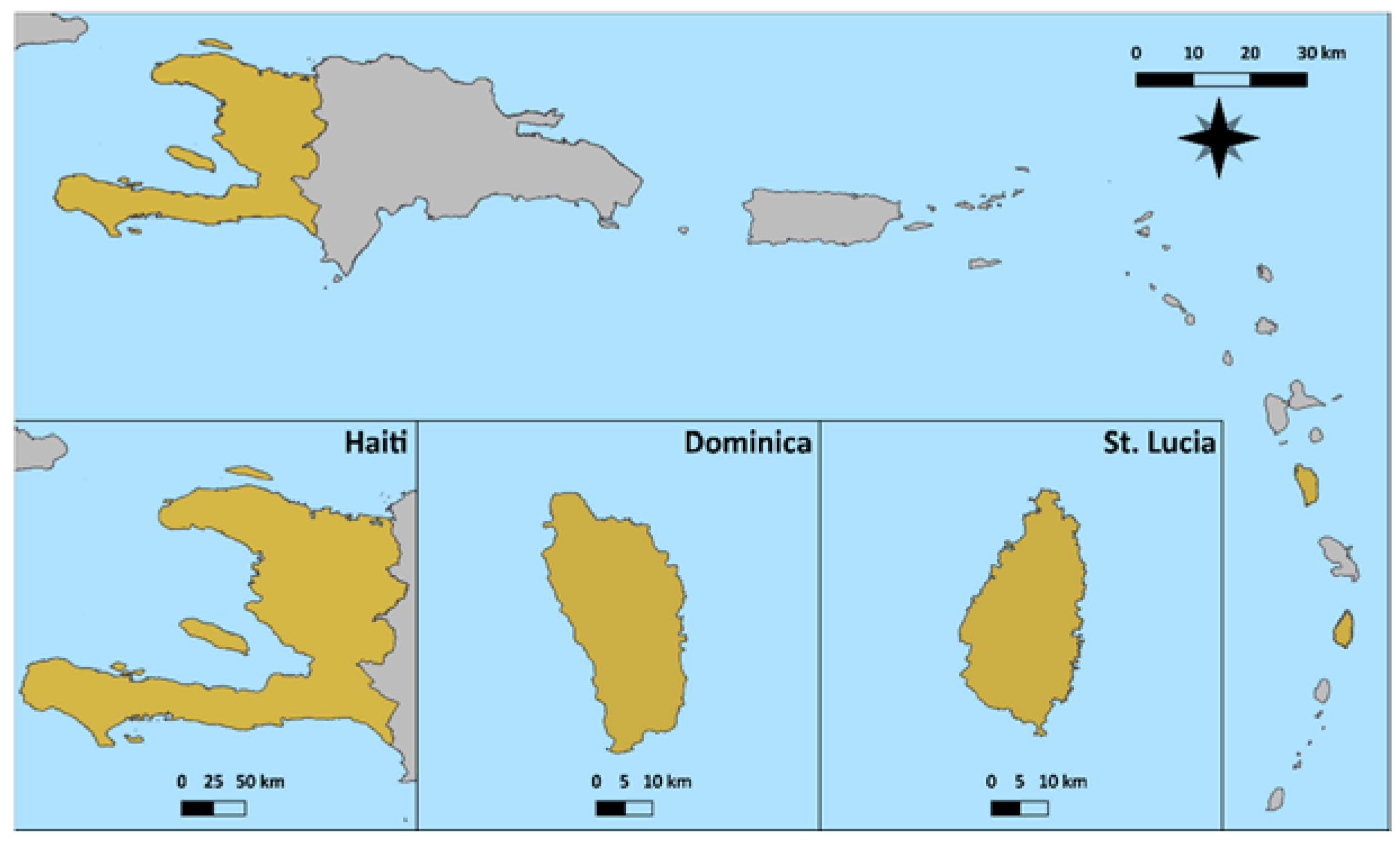 Remote Sensing | Free Full-Text | Assessing OpenStreetMap Completeness for  Management of Natural Disaster by Means of Remote Sensing: A Case Study of  Three Small Island States (Haiti, Dominica and St. Lucia)