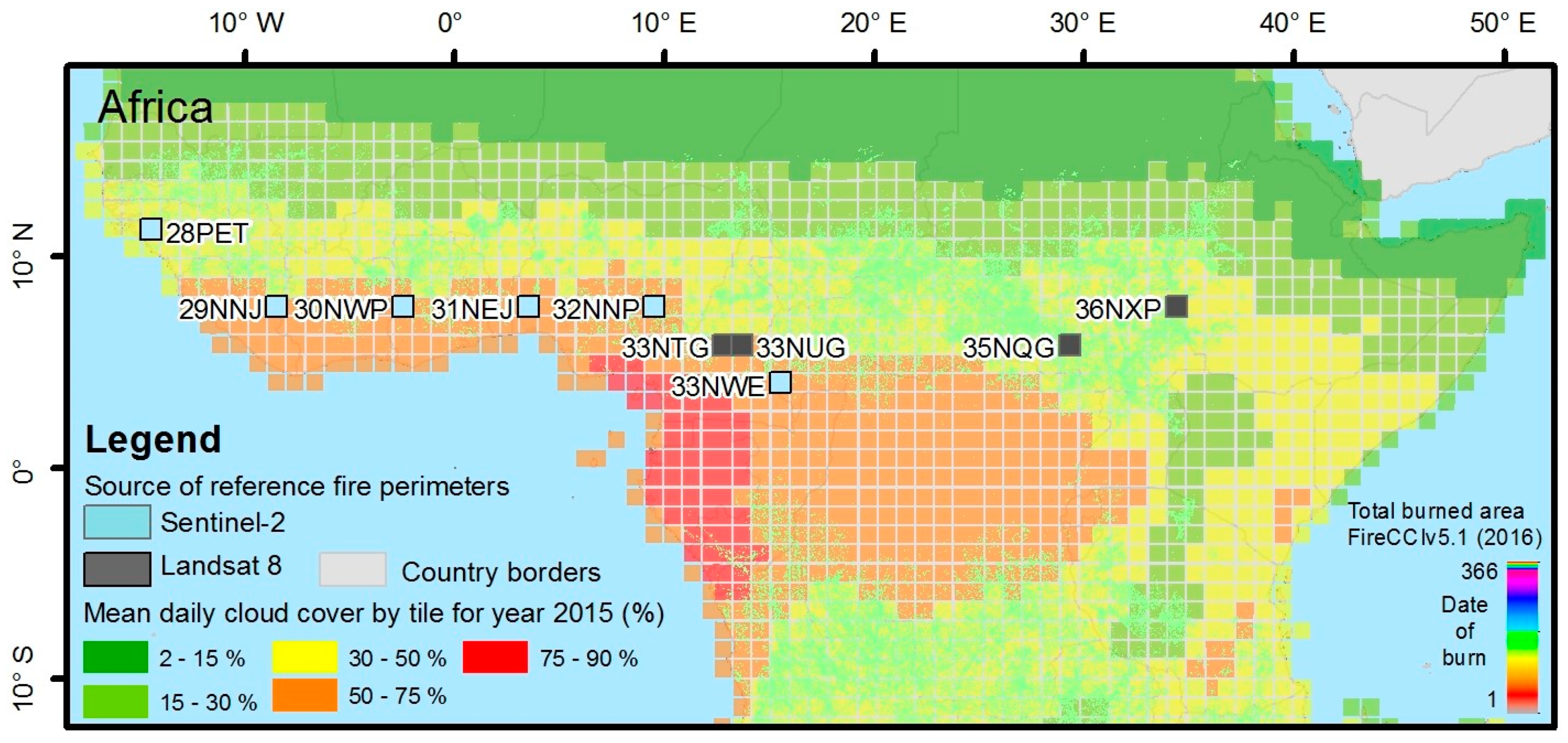 Remote Sensing Free Full Text Burned Area Detection And Mapping Intercomparison Of Sentinel 1 And Sentinel 2 Based Algorithms Over Tropical Africa Html