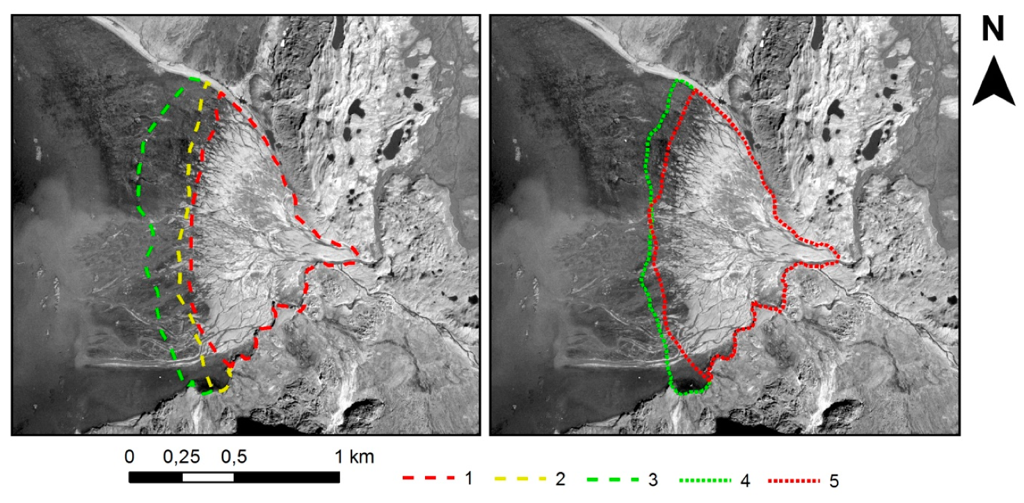Remote Sensing | Free Full-Text | Evolution of Near-Shore Outwash Fans and  Permafrost Spreading Under Their Surface: A Case Study from Svalbard | HTML