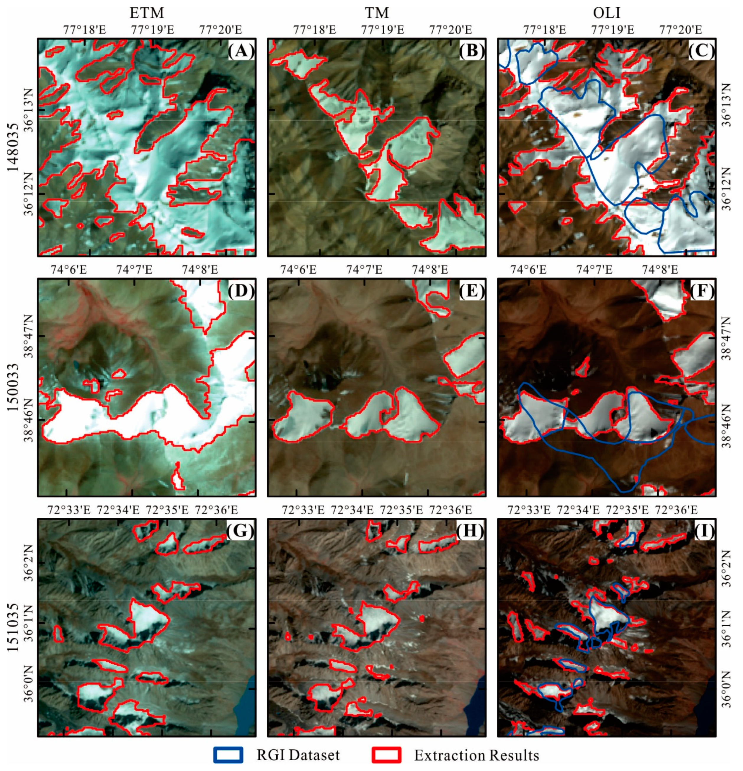 Remote Sensing Free Full Text An Automated Method For Surface Ice Snow Mapping Based On Objects And Pixels From Landsat Imagery In A Mountainous Region Html