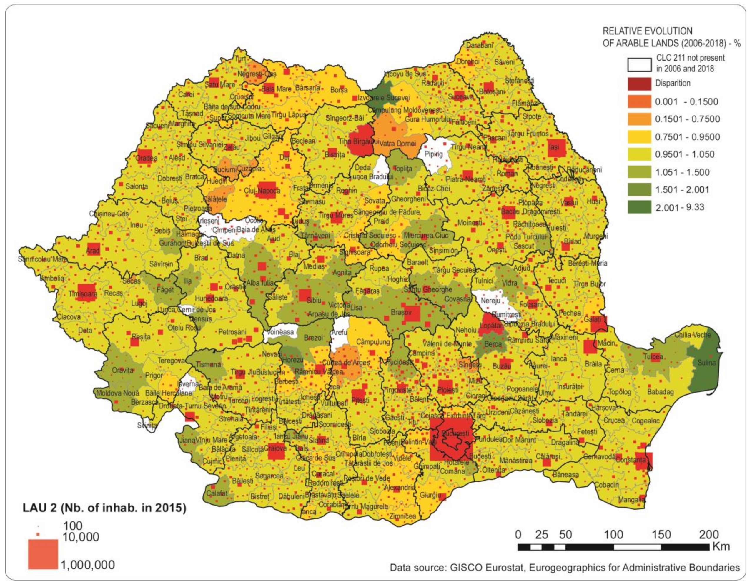 Remote Sensing | Free Full-Text | Structural Changes in the Romanian  Economy Reflected through Corine Land Cover Datasets | HTML