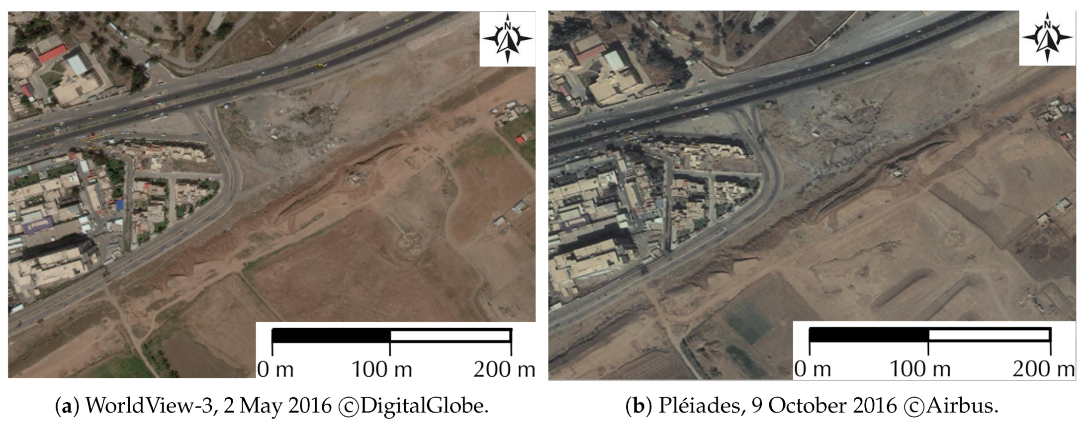 Remote Sensing Free Full Text Satellite Imagery Based Damage Assessment On Nineveh And Nebi Yunus Archaeological Site In Iraq Html