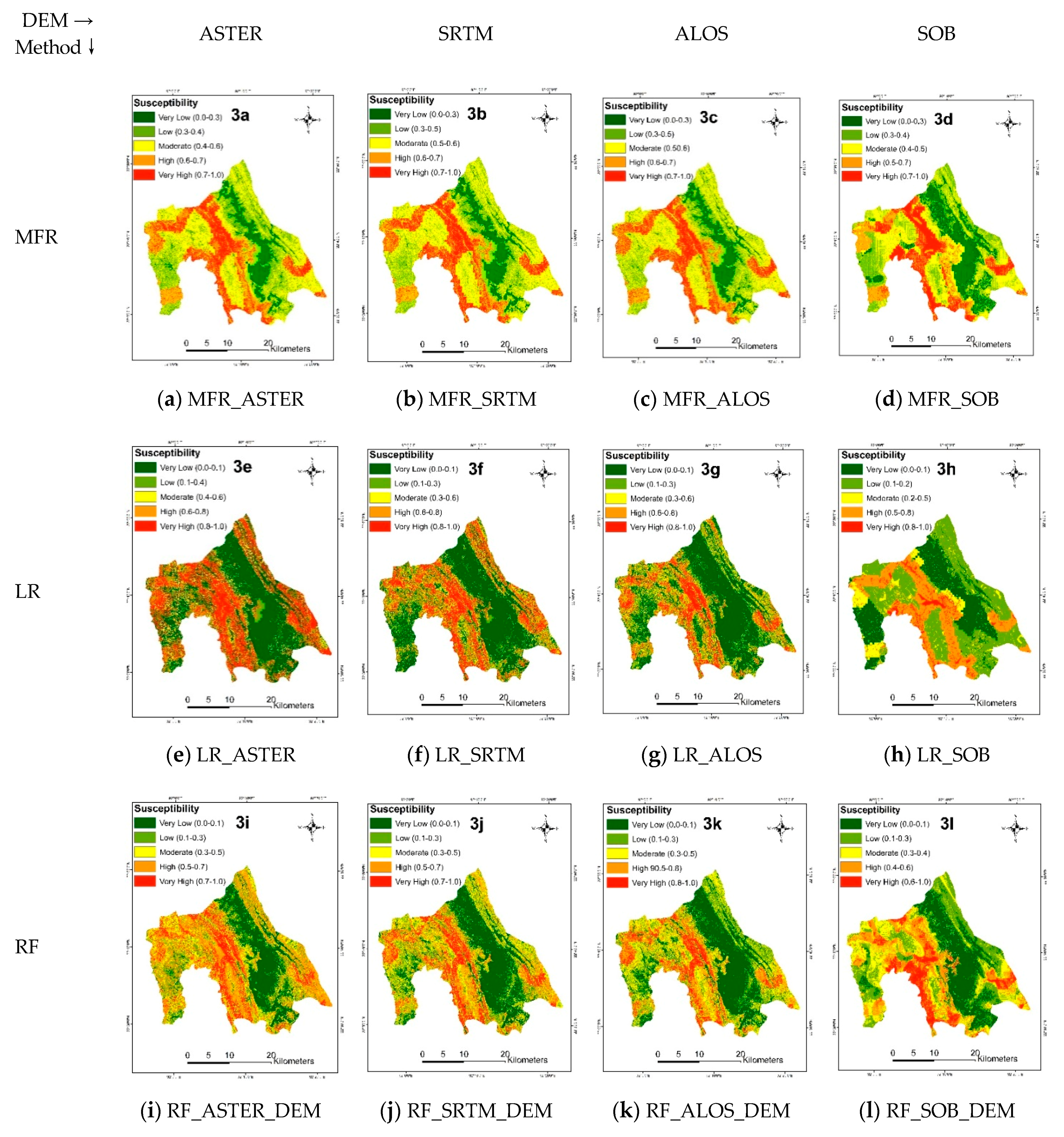 Remote Sensing Free Full Text Evaluating The Effects Of Digital Elevation Models In Landslide Susceptibility Mapping In Rangamati District Bangladesh Html