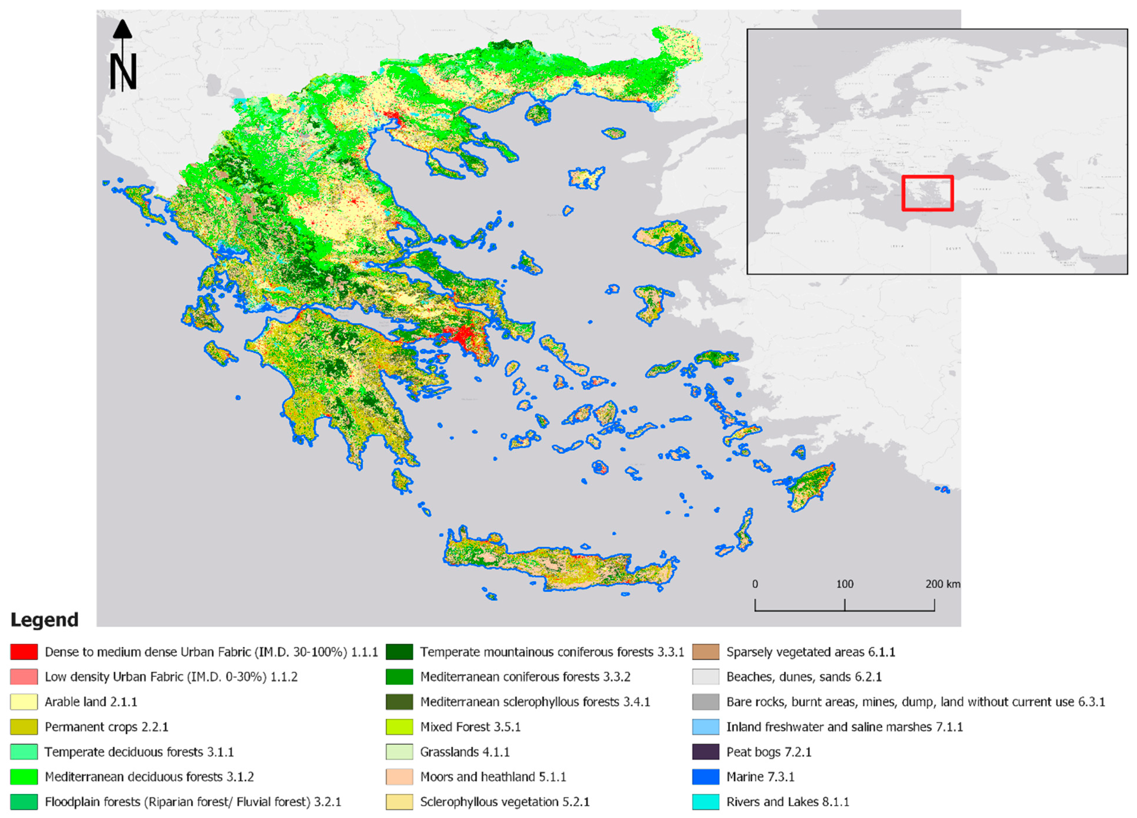 Remote Sensing | Free Full-Text | National Scale Land Cover Classification  for Ecosystem Services Mapping and Assessment, Using Multitemporal  Copernicus EO Data and Google Earth Engine | HTML