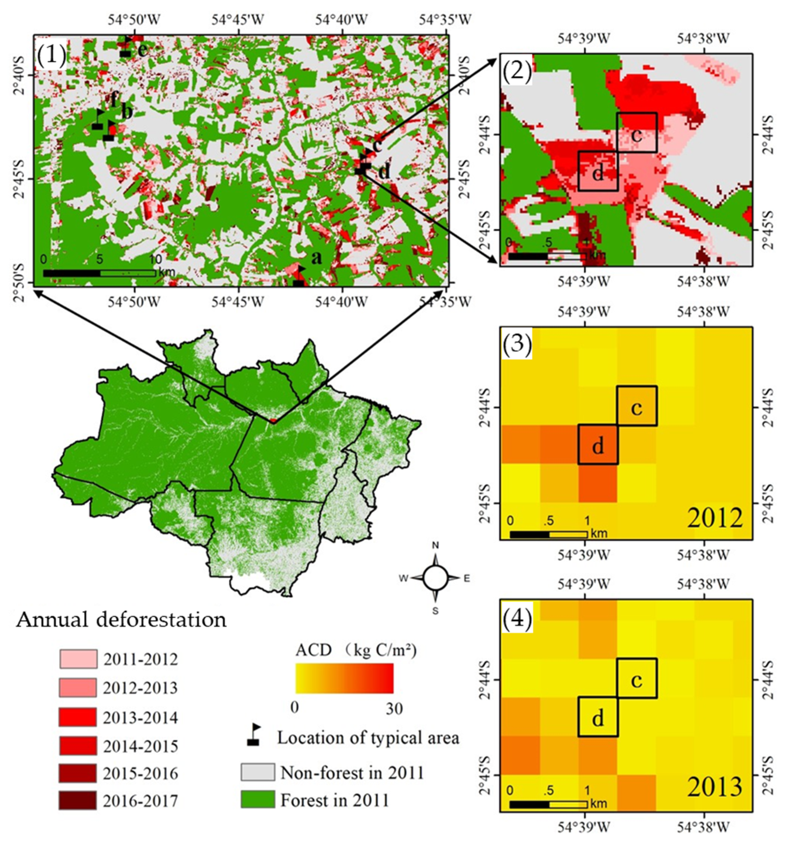 Remote Sensing | Free Full-Text | Modeling Forest Aboveground Carbon  Density in the Brazilian Amazon with Integration of MODIS and Airborne  LiDAR Data